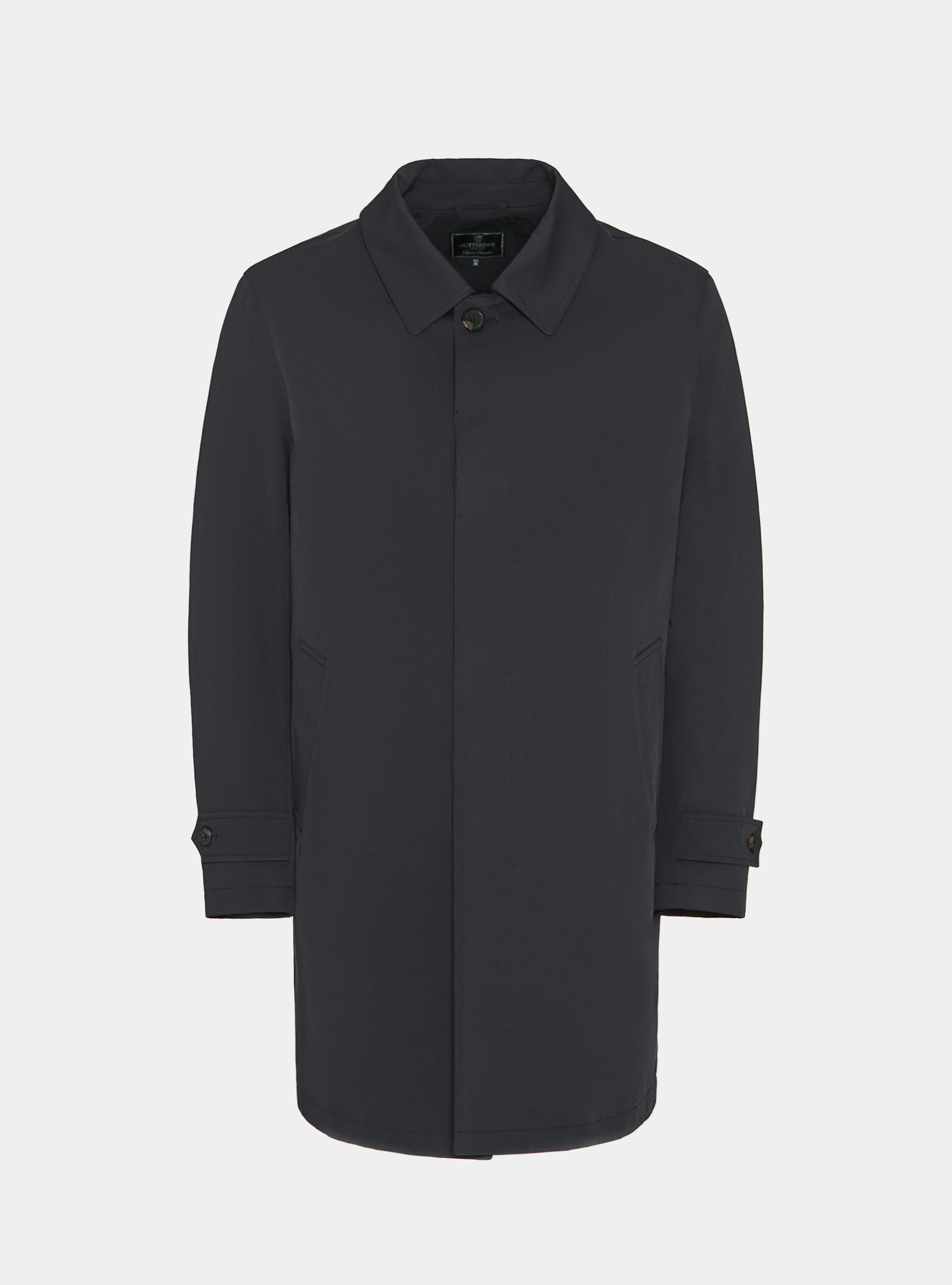 Impermeabile tecnico imbottito in misto cotone, BLU NAVY