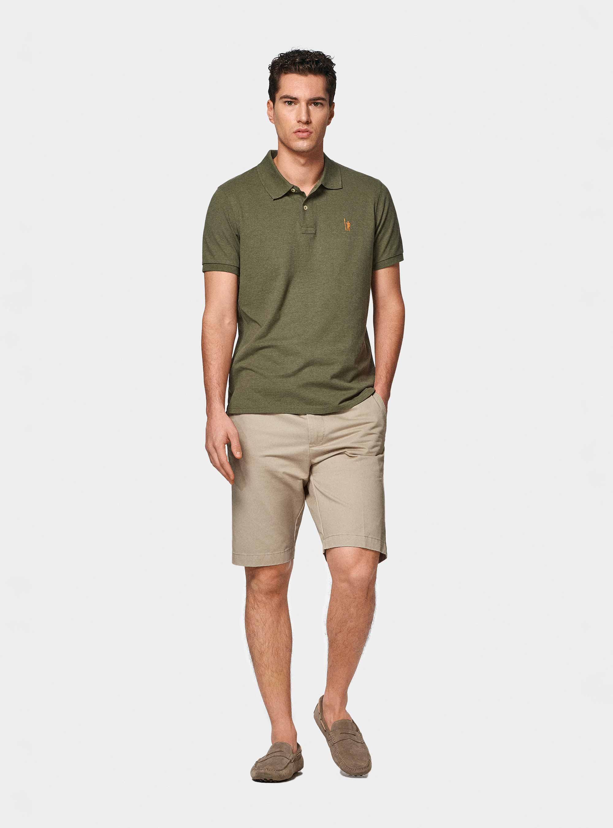 Polo classica in piquet, SALVIA 0602C