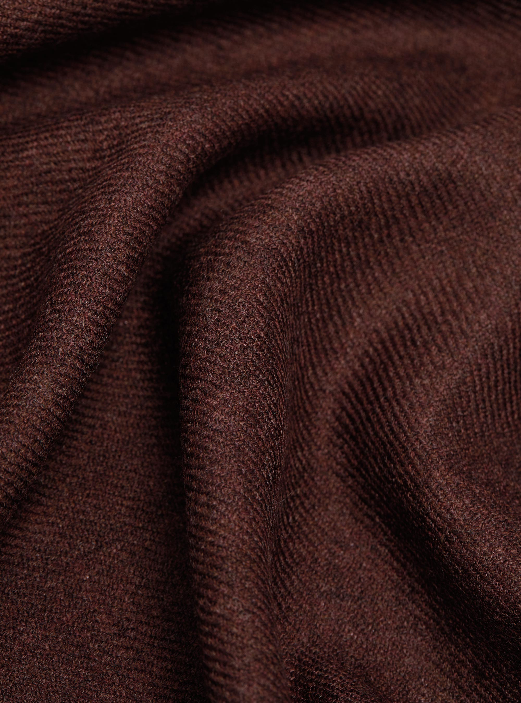 Sciarpa in lana con ricamo, MATTONE