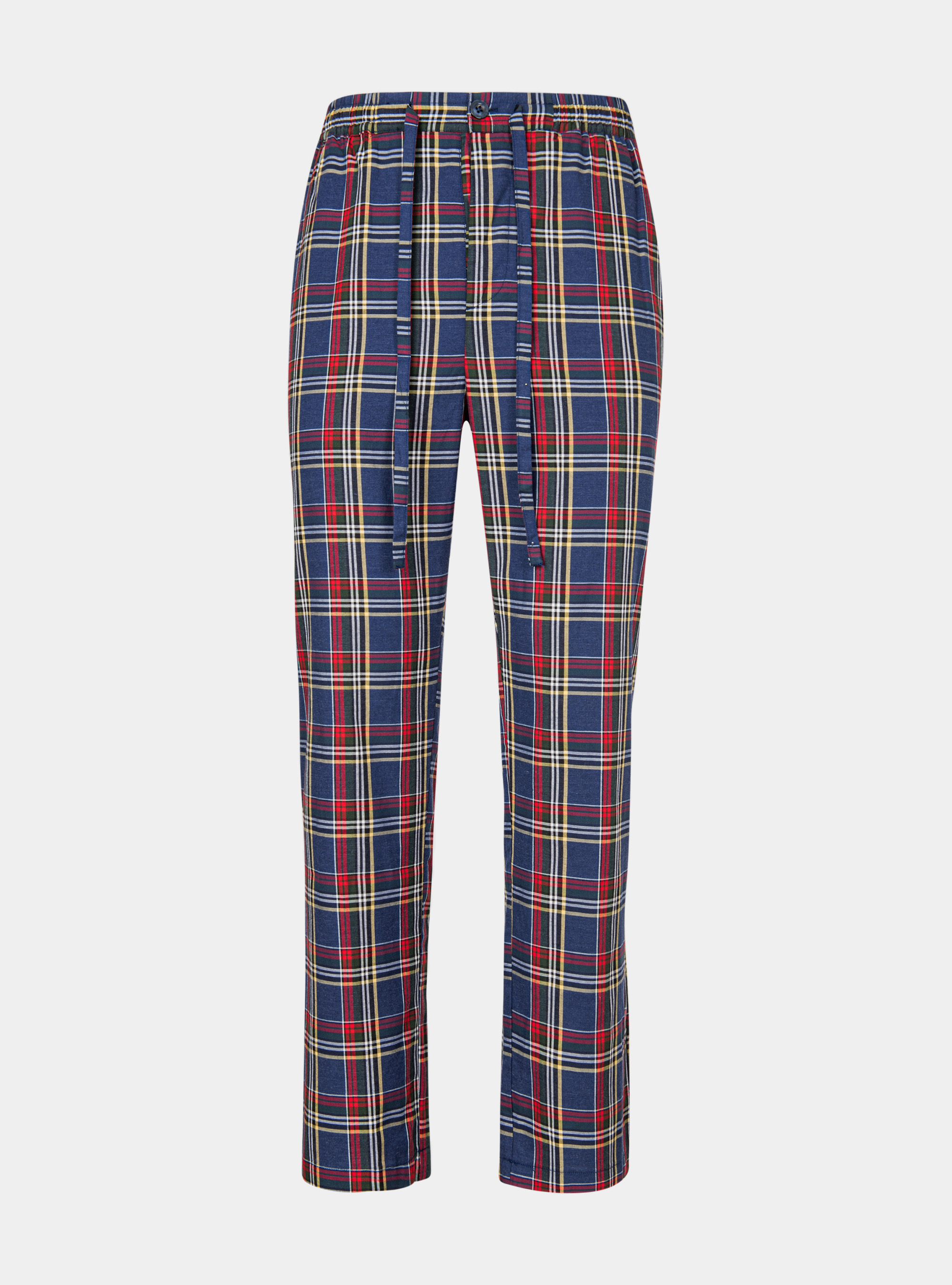 Pigiama in flanella a quadri, ROSSO