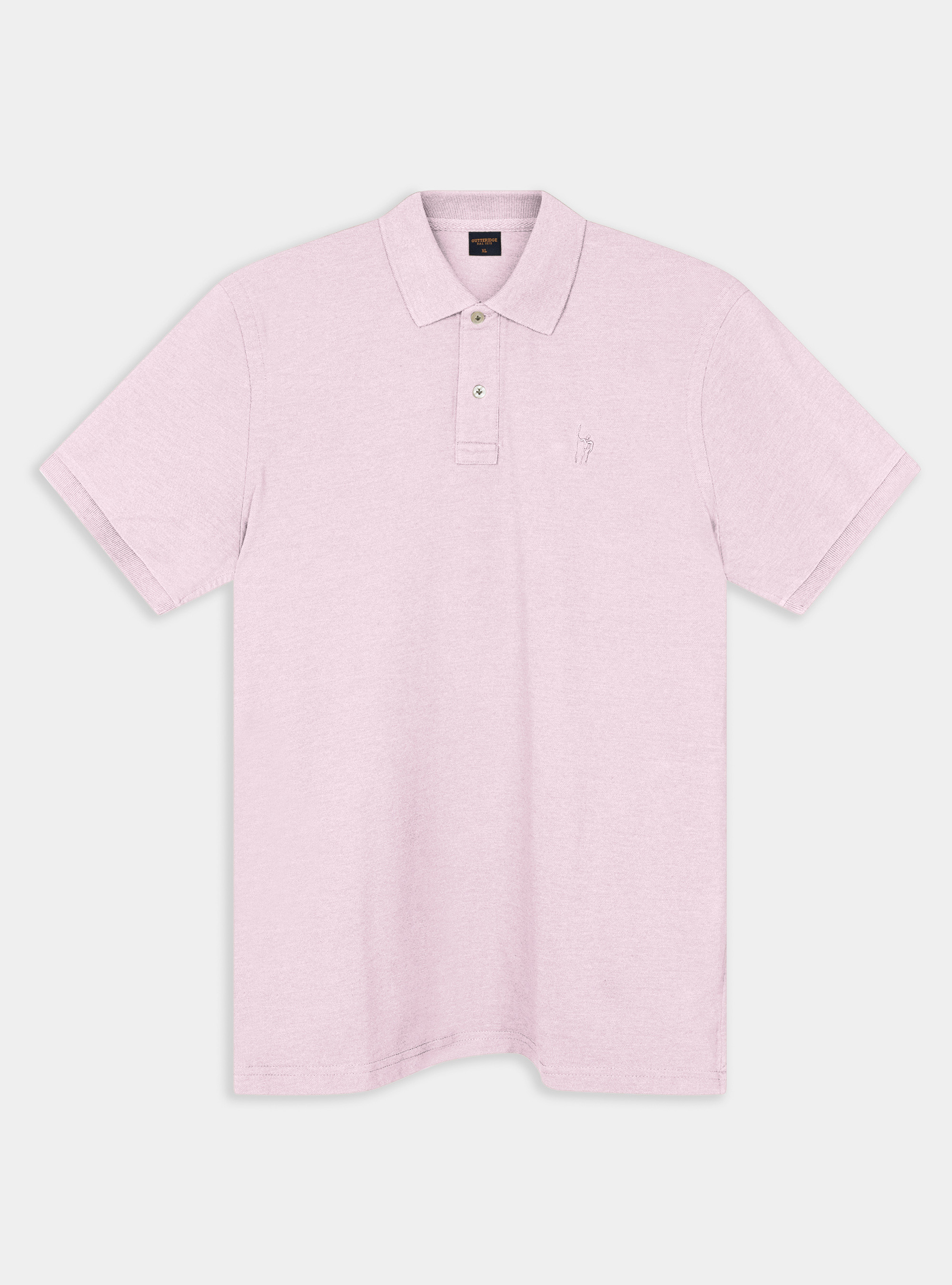Polo cl&aacute;sico de piqu&eacute;, ROSA