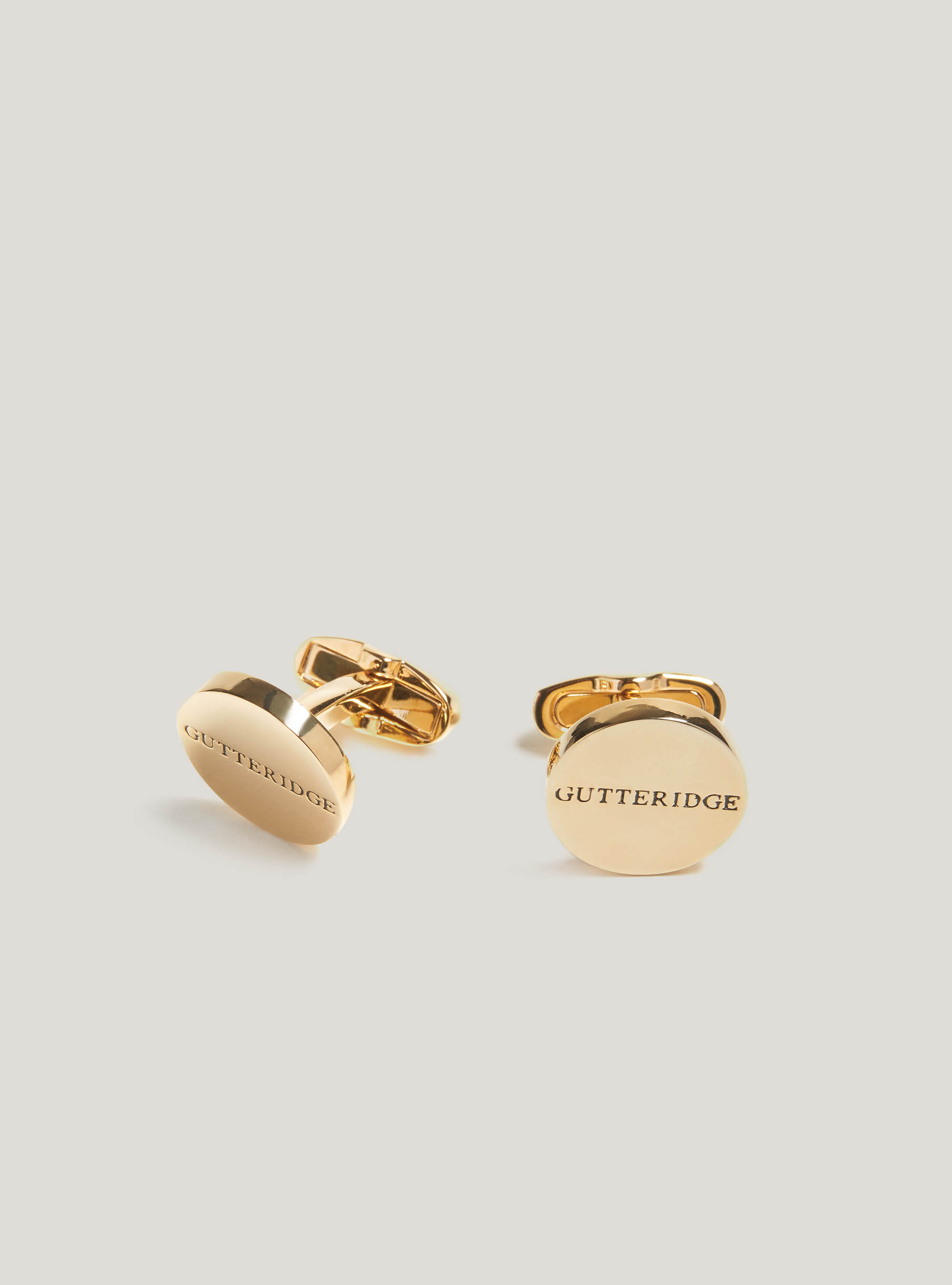 Gemelli con logo, ORO LUCIDO