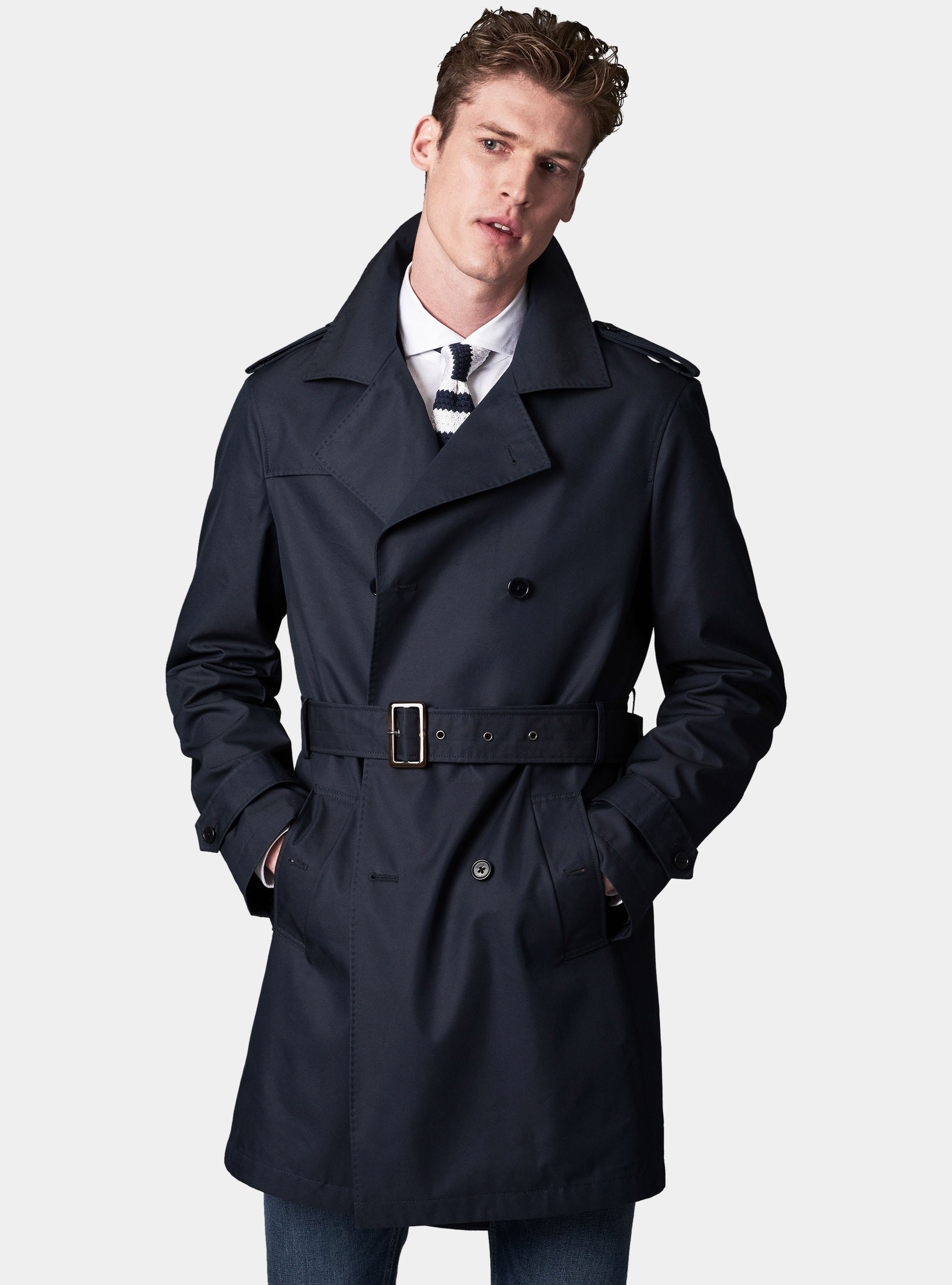 Trench blend technical cotton double 