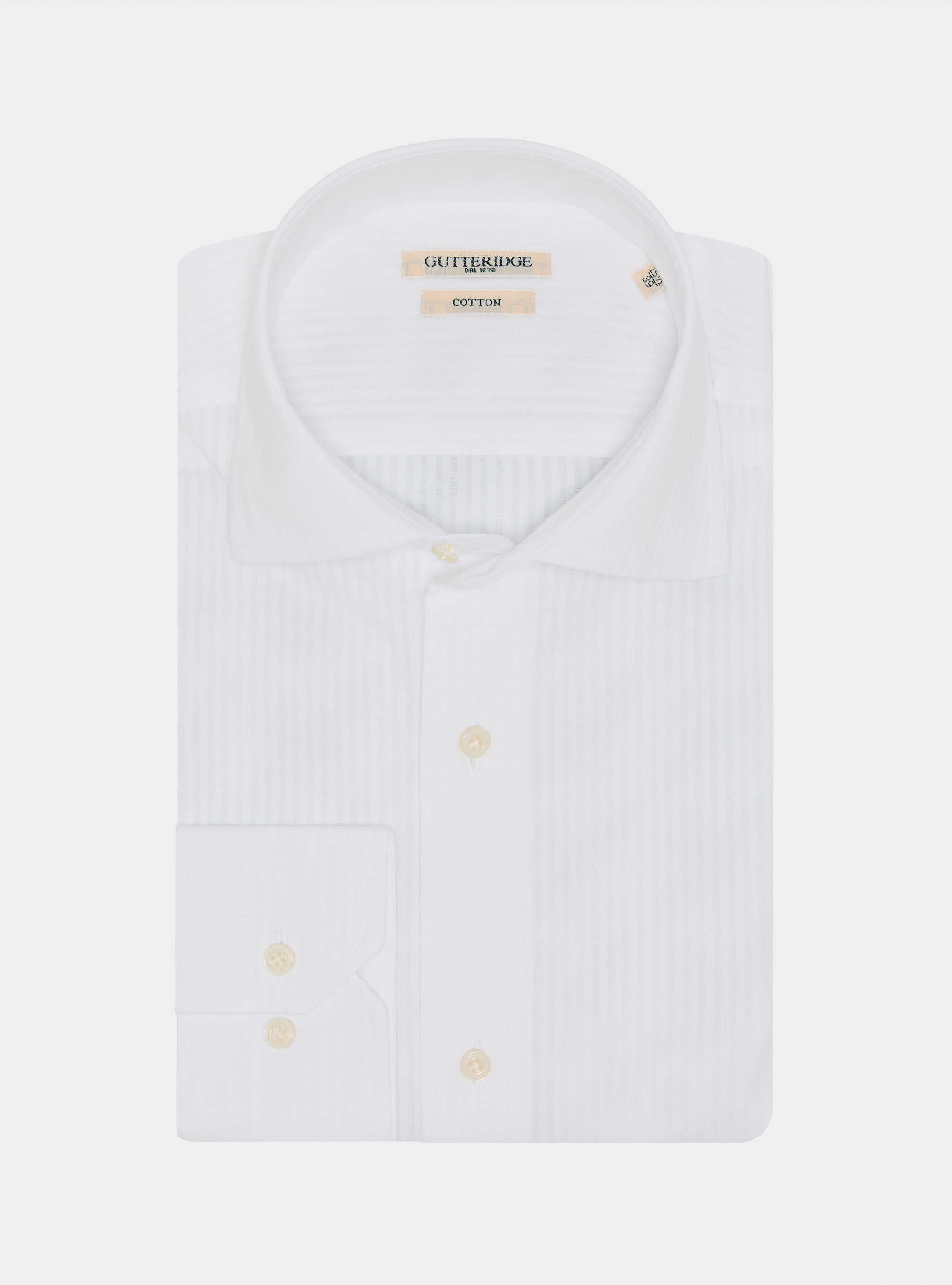 Camicia in cotone seersucker, BIANCO