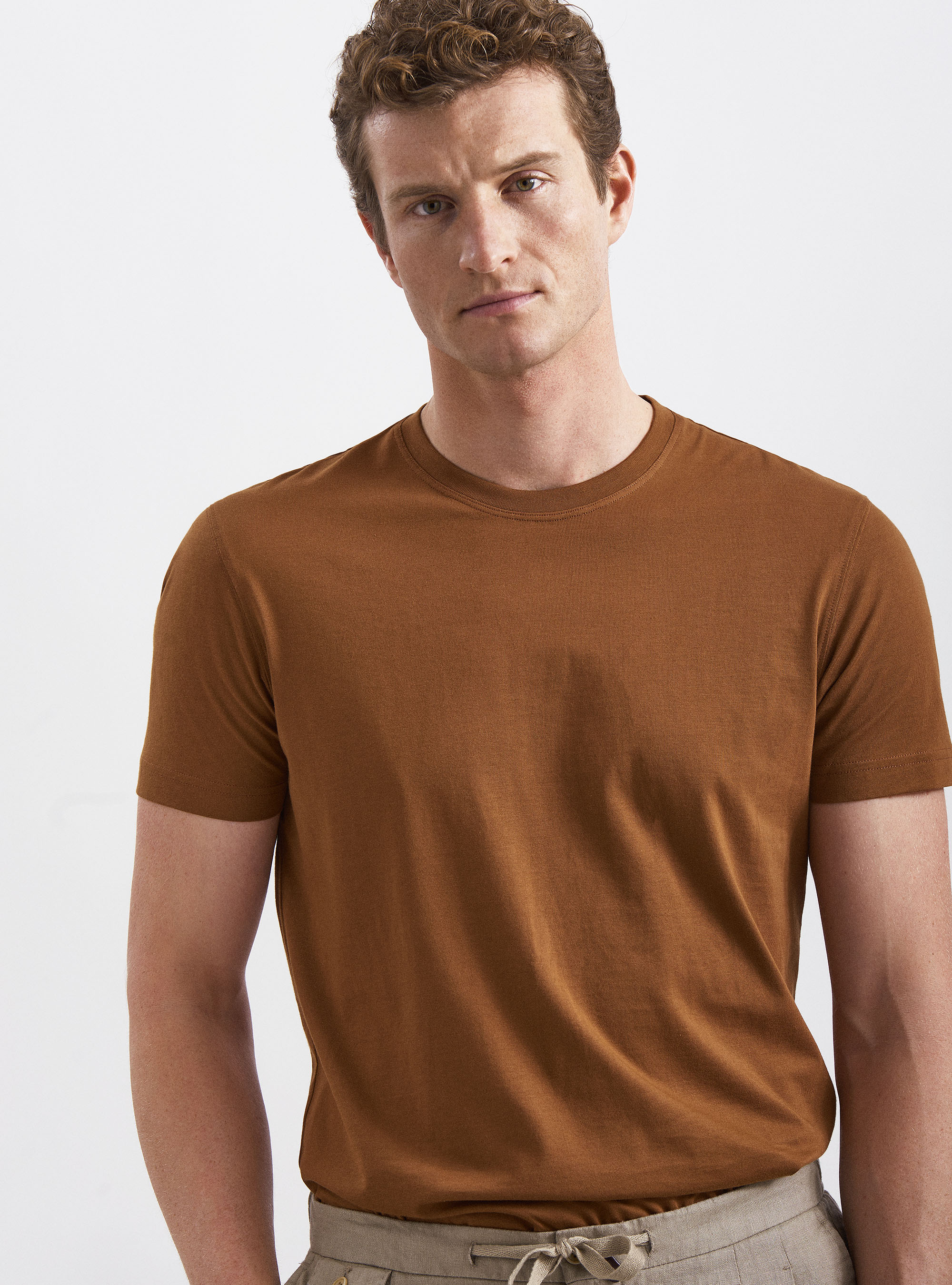 Uomo T-shirt da T-shirt Herno T-SHIRT RESORT IN JERSEY COMPATTOHerno in Cotone da Uomo colore Bianco 