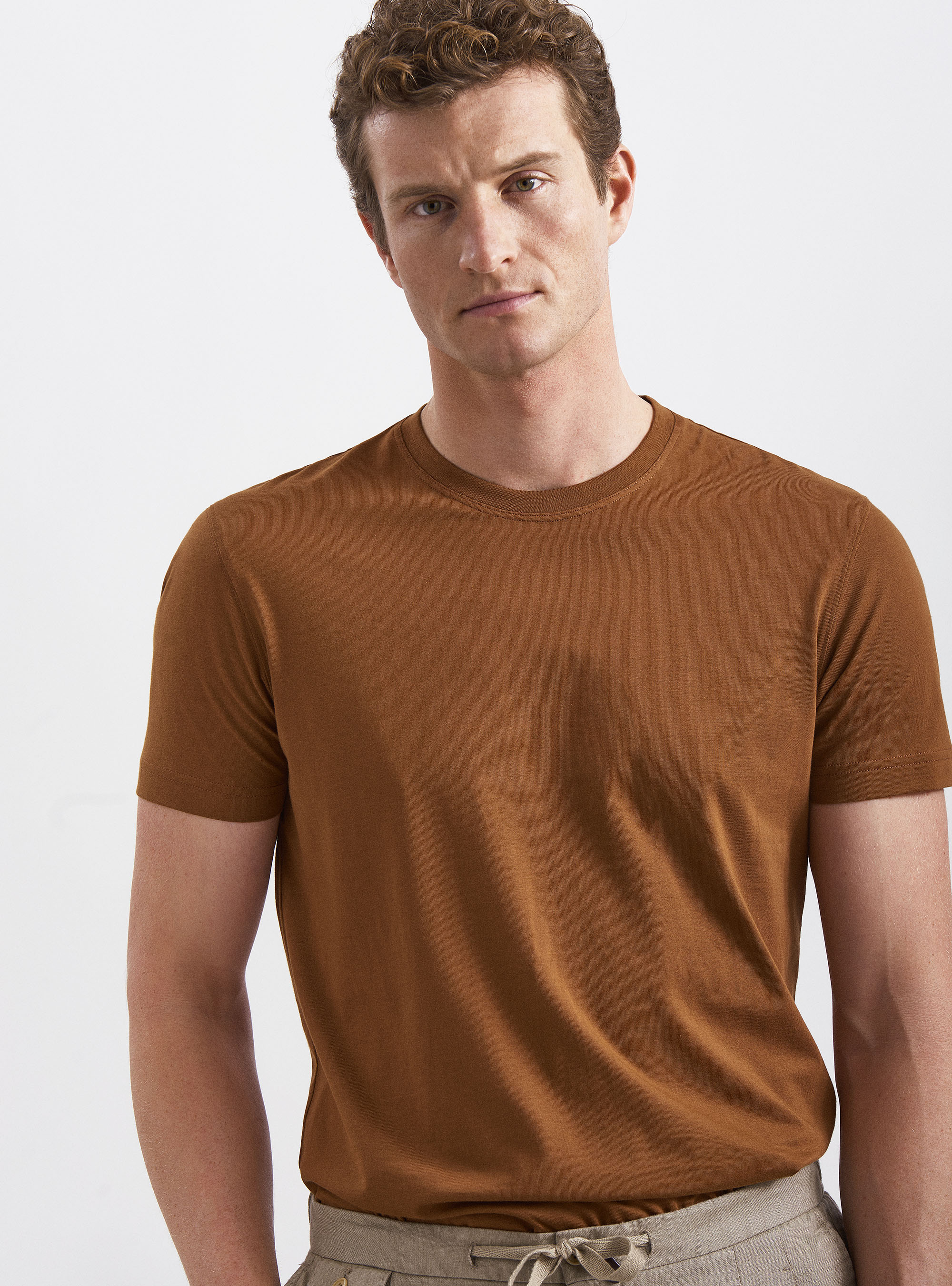 Uomo T-shirt da T-shirt Herno T-SHIRT RESORT IN JERSEY COMPATTOHerno in Cotone da Uomo colore Bianco