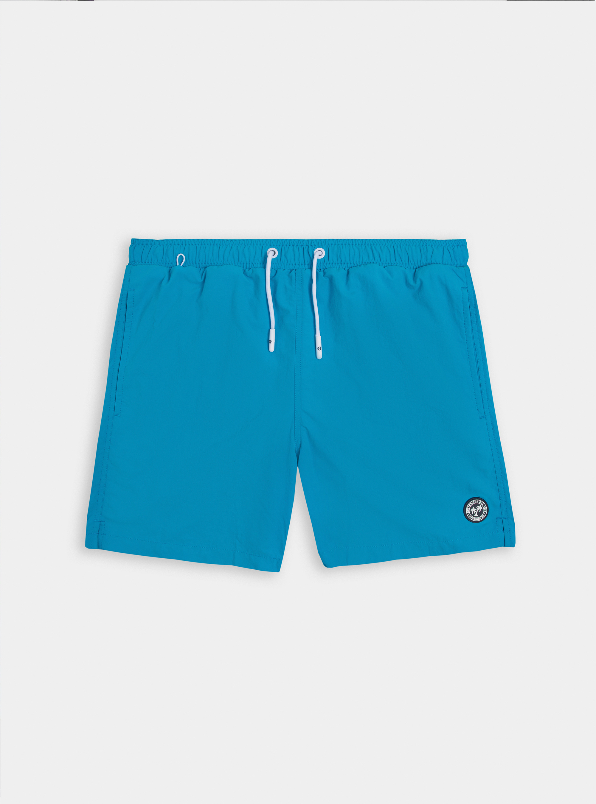 Costume da bagno basico tinta unita, TURCHESE 0258C