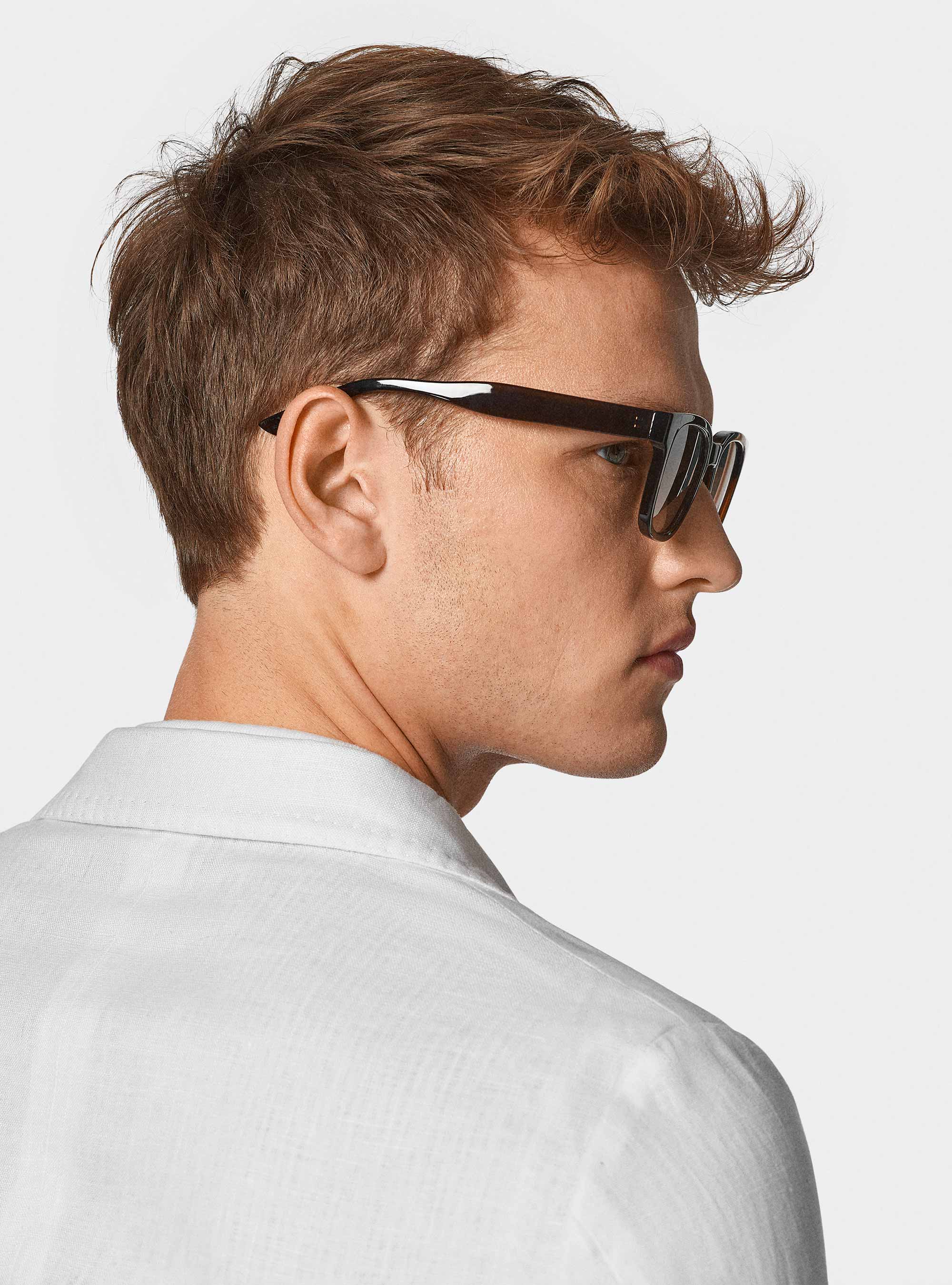 Giacca abito in puro lino, BIANCO