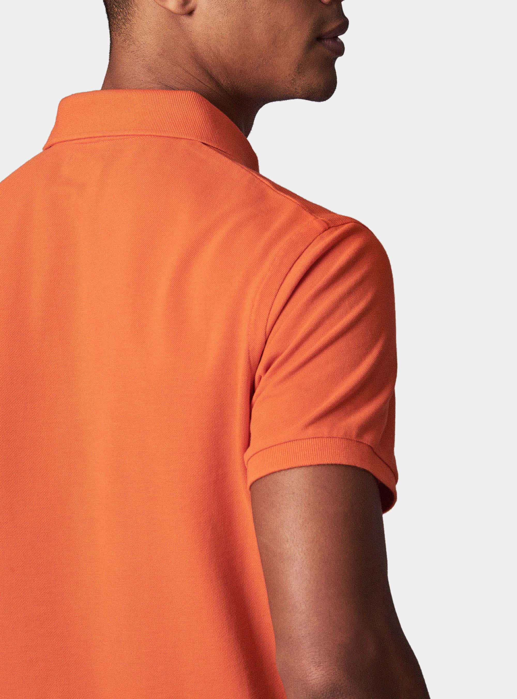 Polo basica in piquet, ARANCIONE