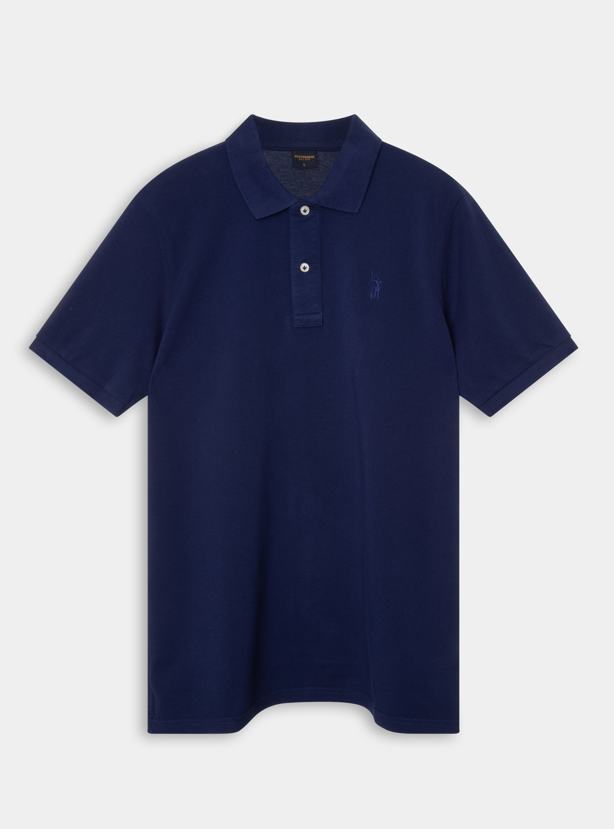 Classic pique polo shirt, BLUE