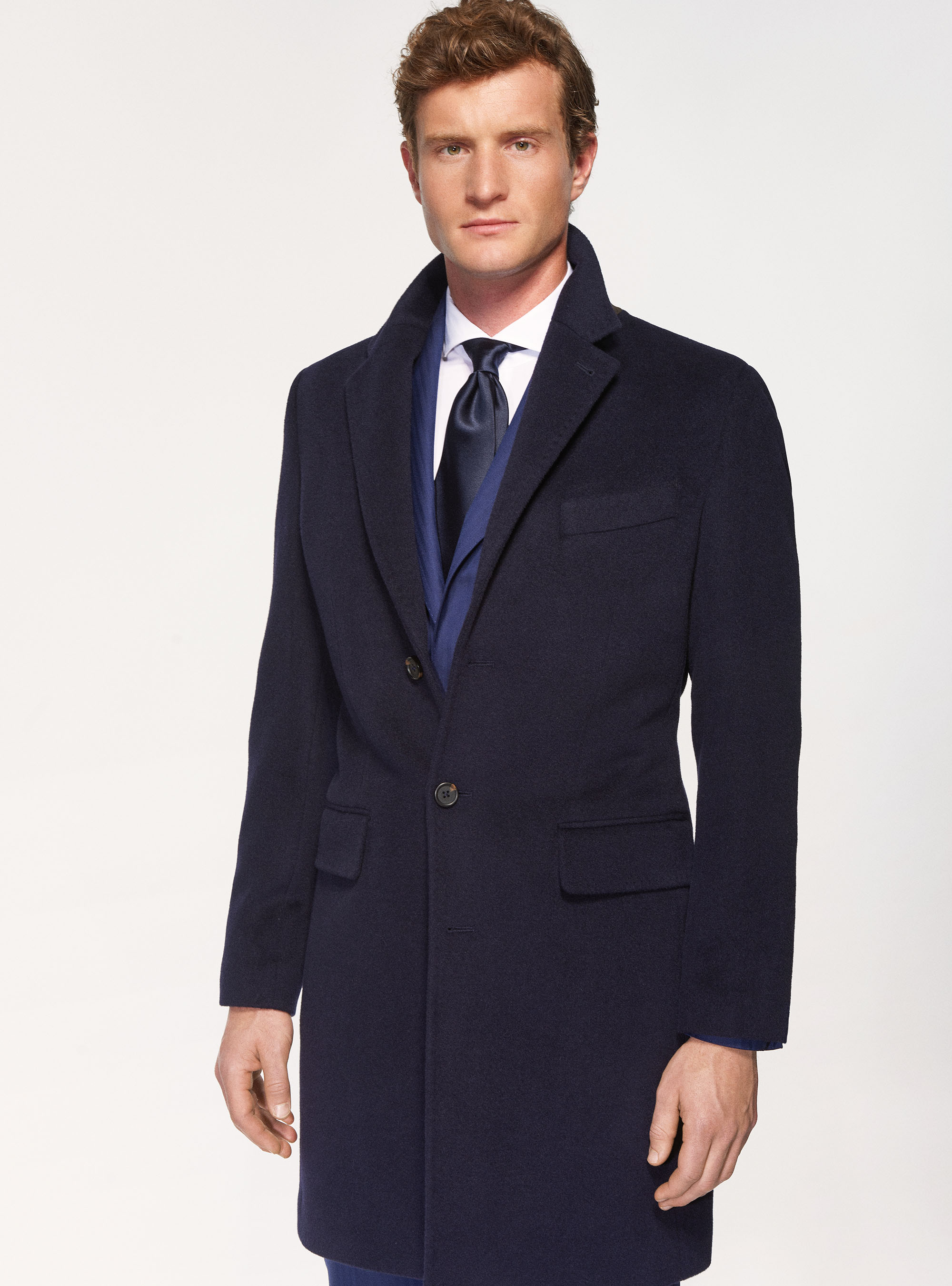 Cashmere wool single-breasted coat | GutteridgeEU | Men's catalog ...