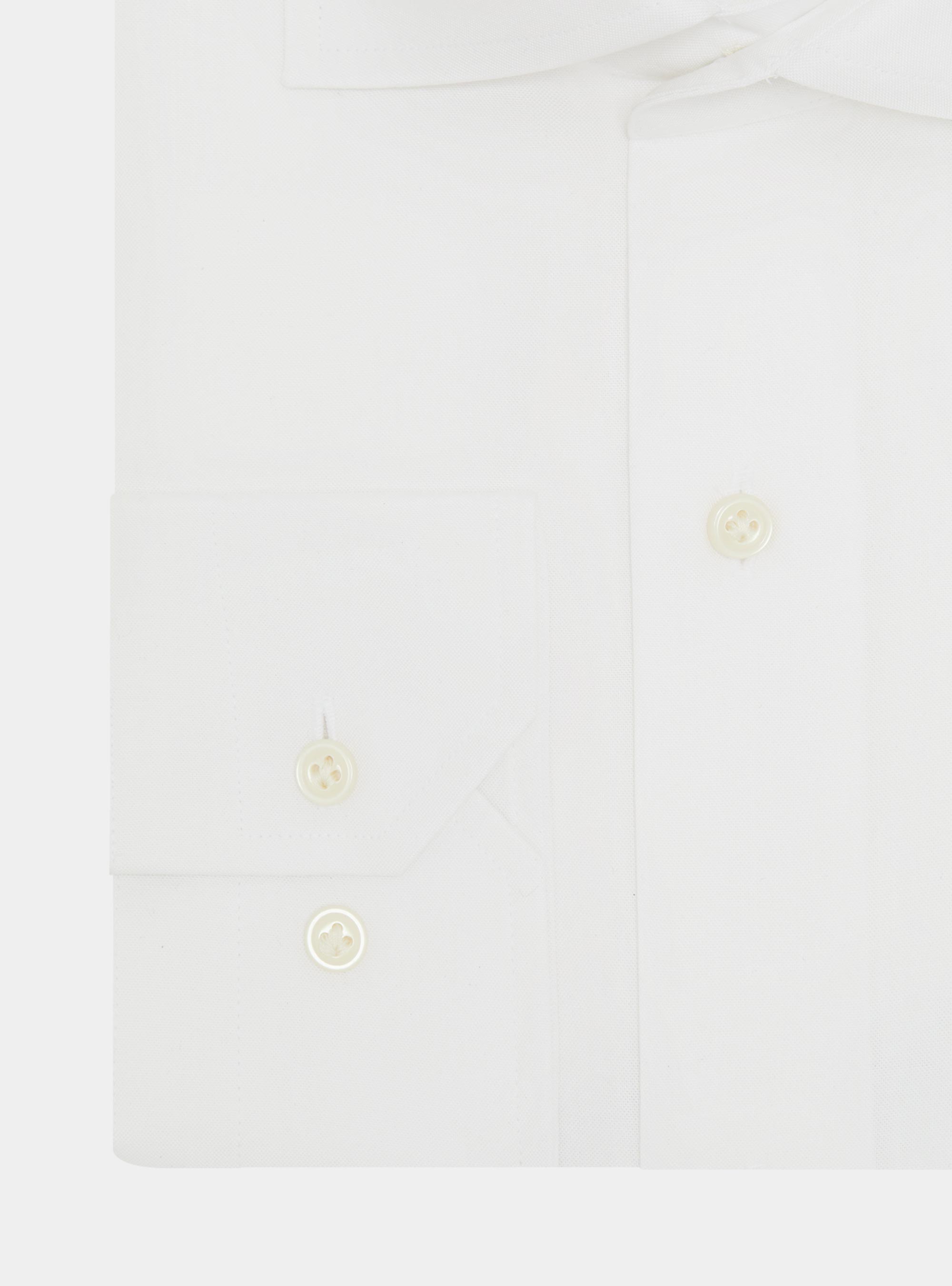 Camicia in misto cotone oxford, BIANCO