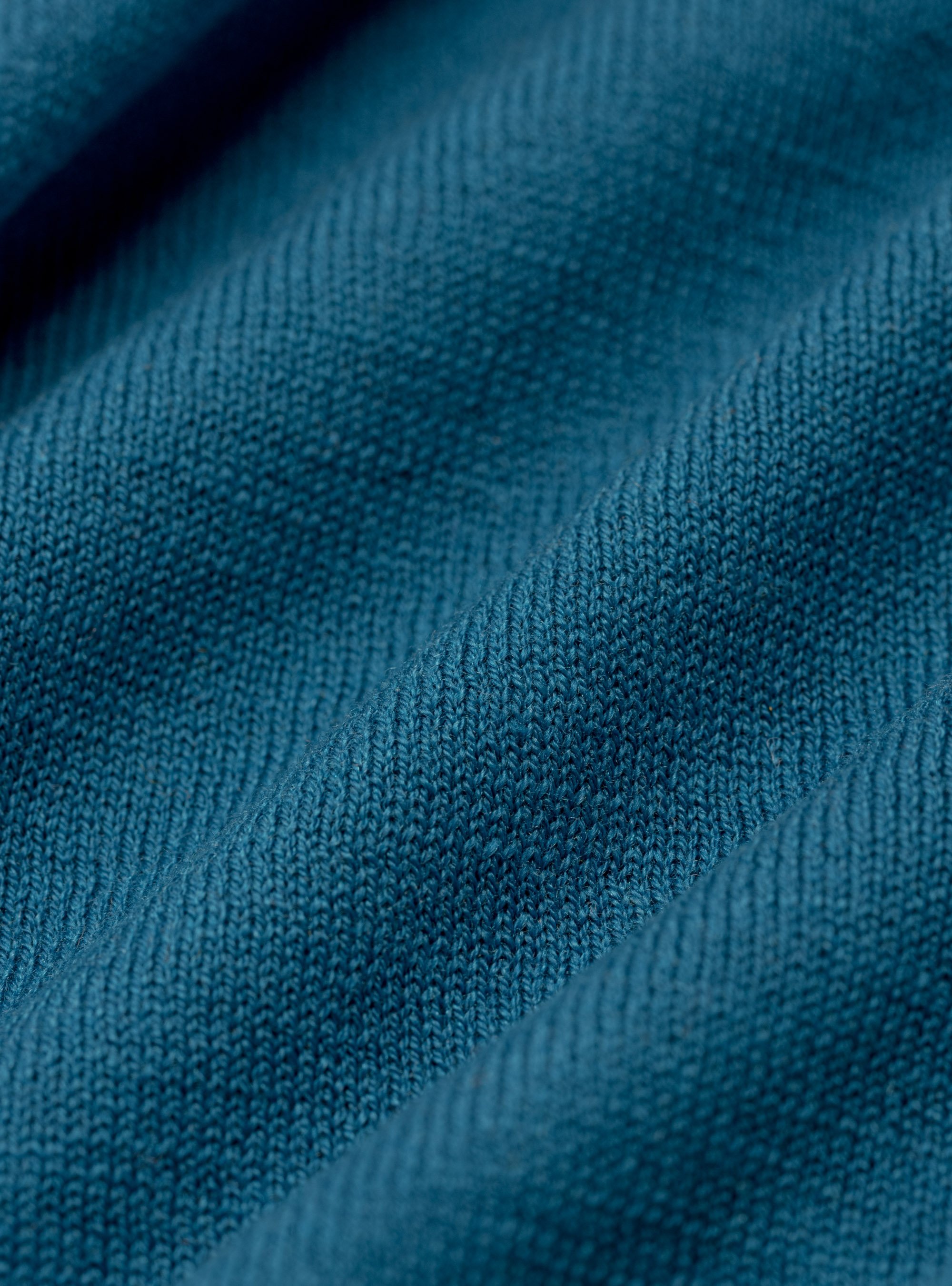 Silk cotton polo shirt, PETROL