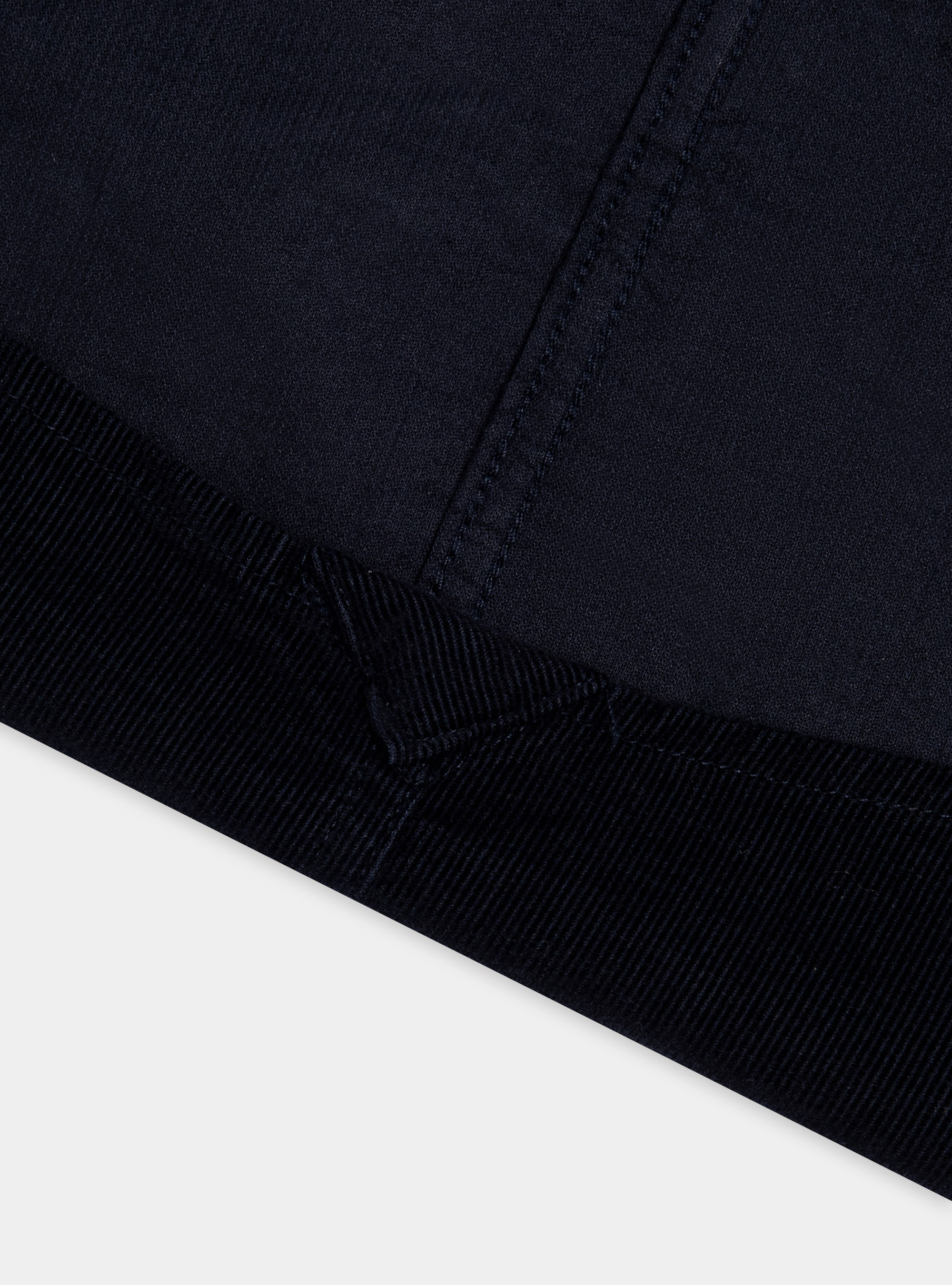 Camicia collo button down in velluto di cotone, BLU NAVY