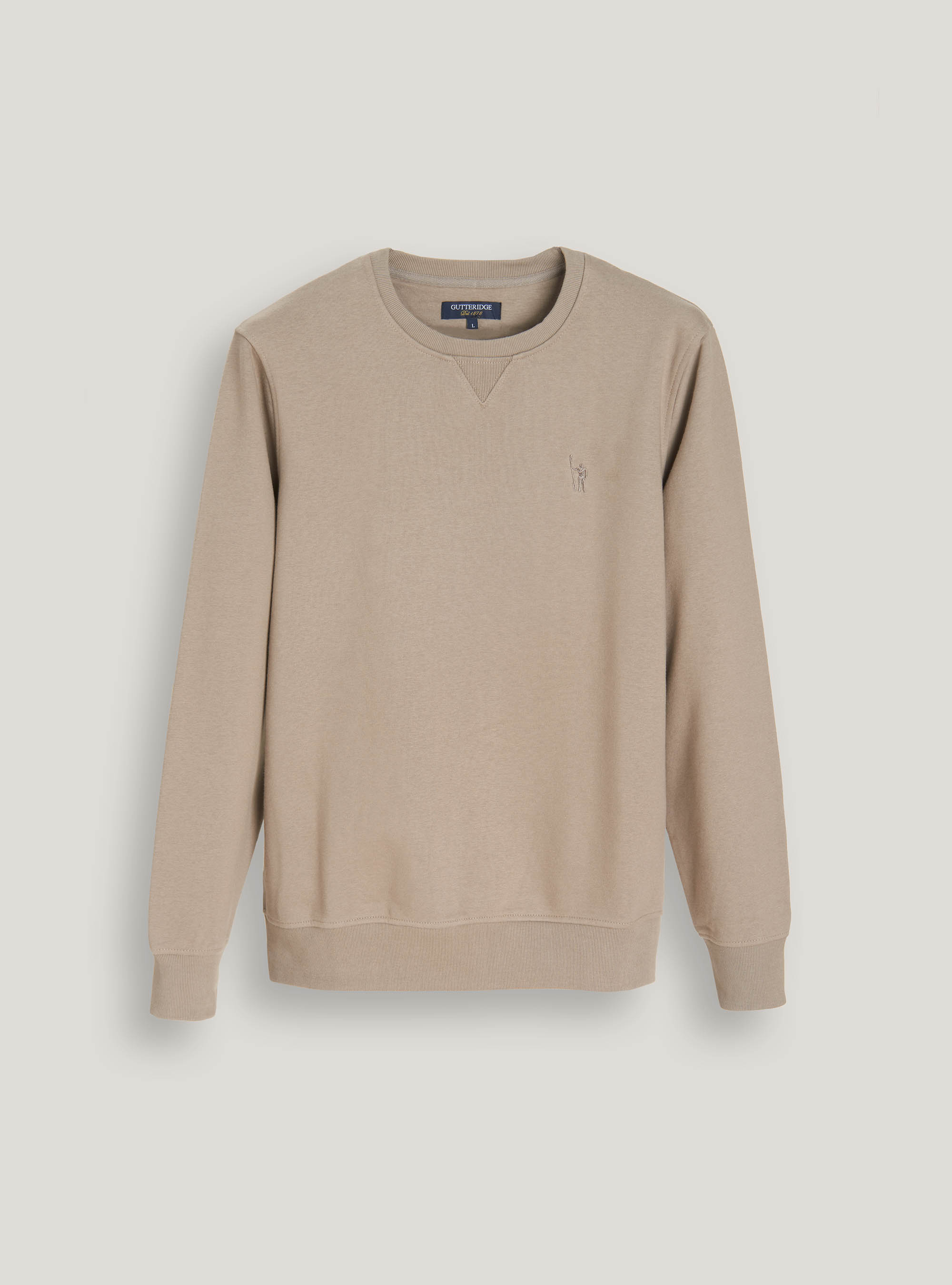 Round sales neck sweatshirts