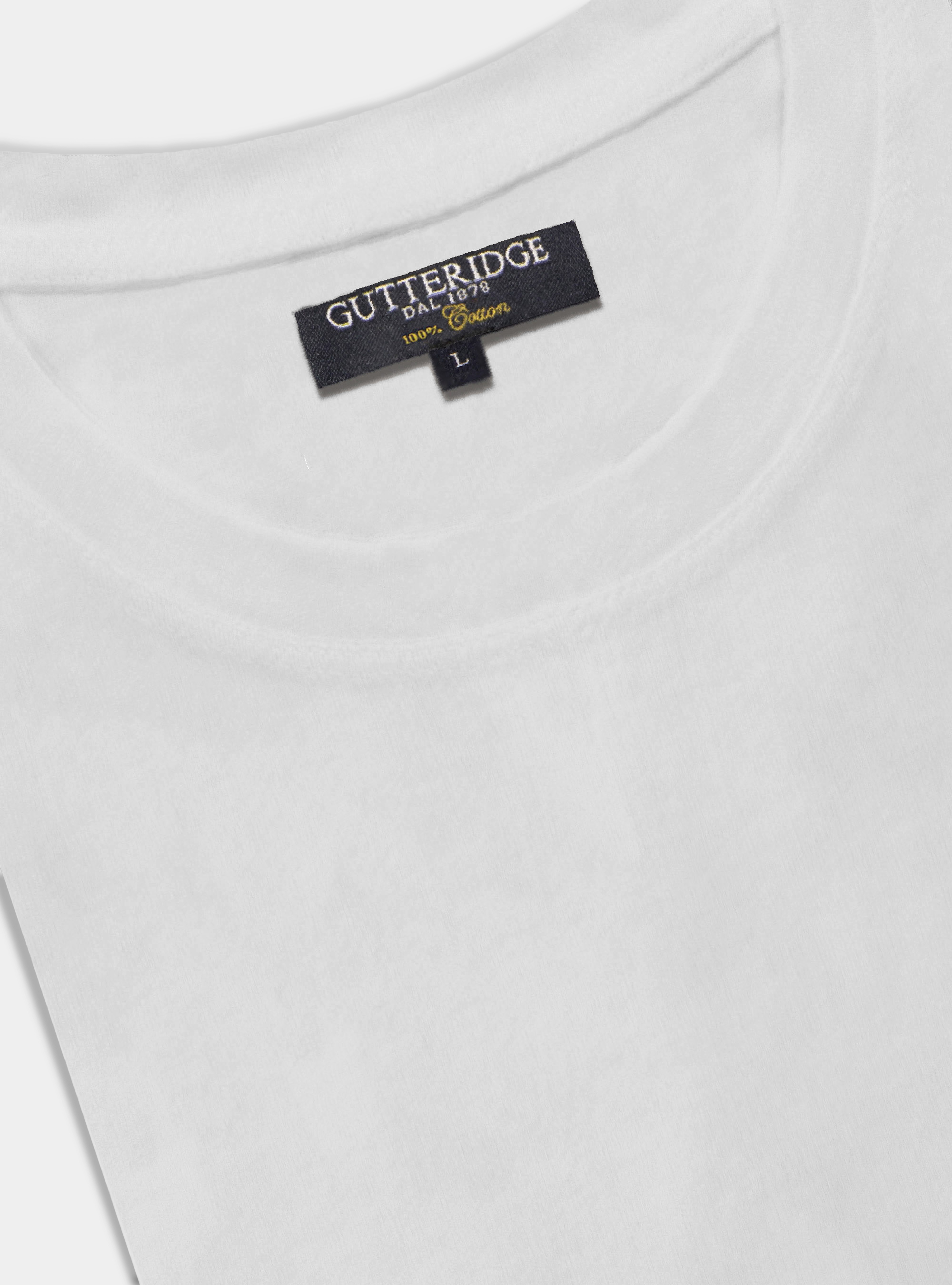 Tshirt 100% cotone, BIANCO