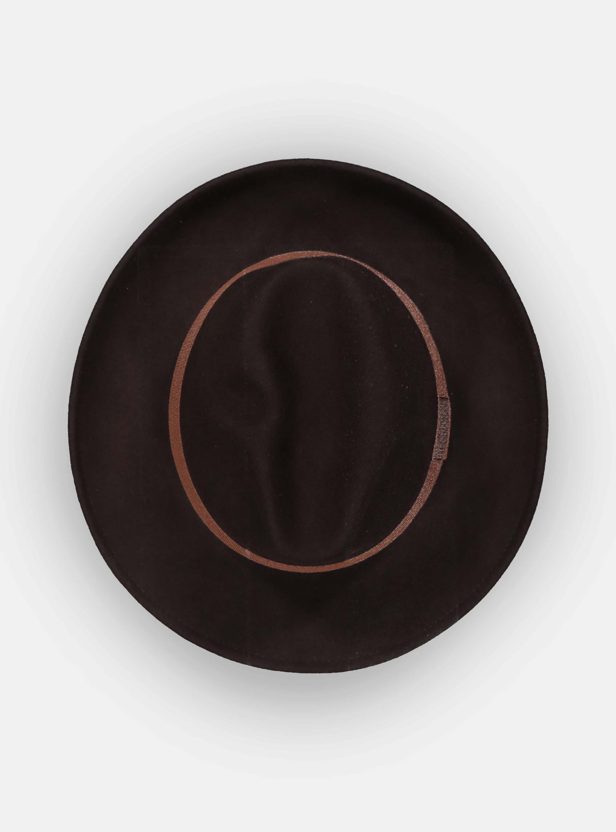 Cappello in pura lana crushable, MARRONE