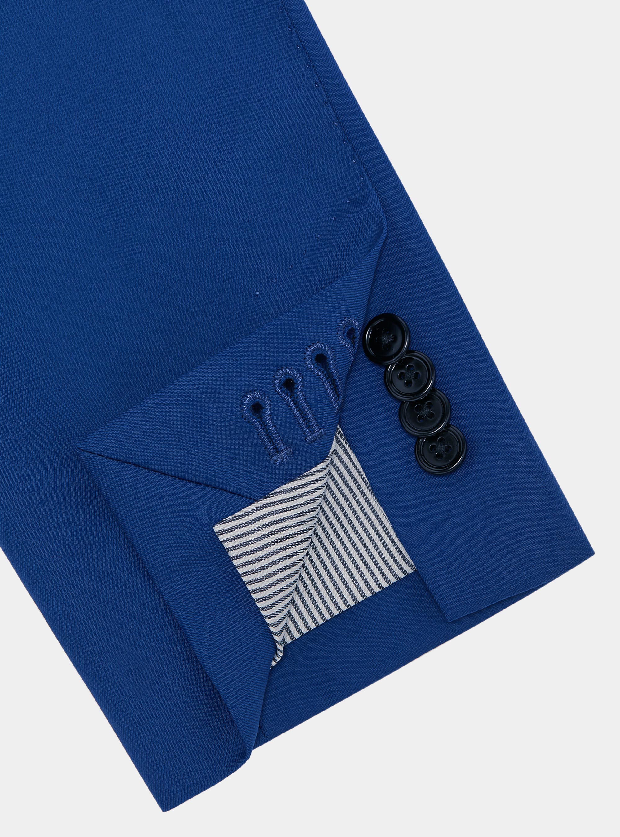 Americana de traje de pura lana Vitale Barberis Canonico, AZUL ROYAL