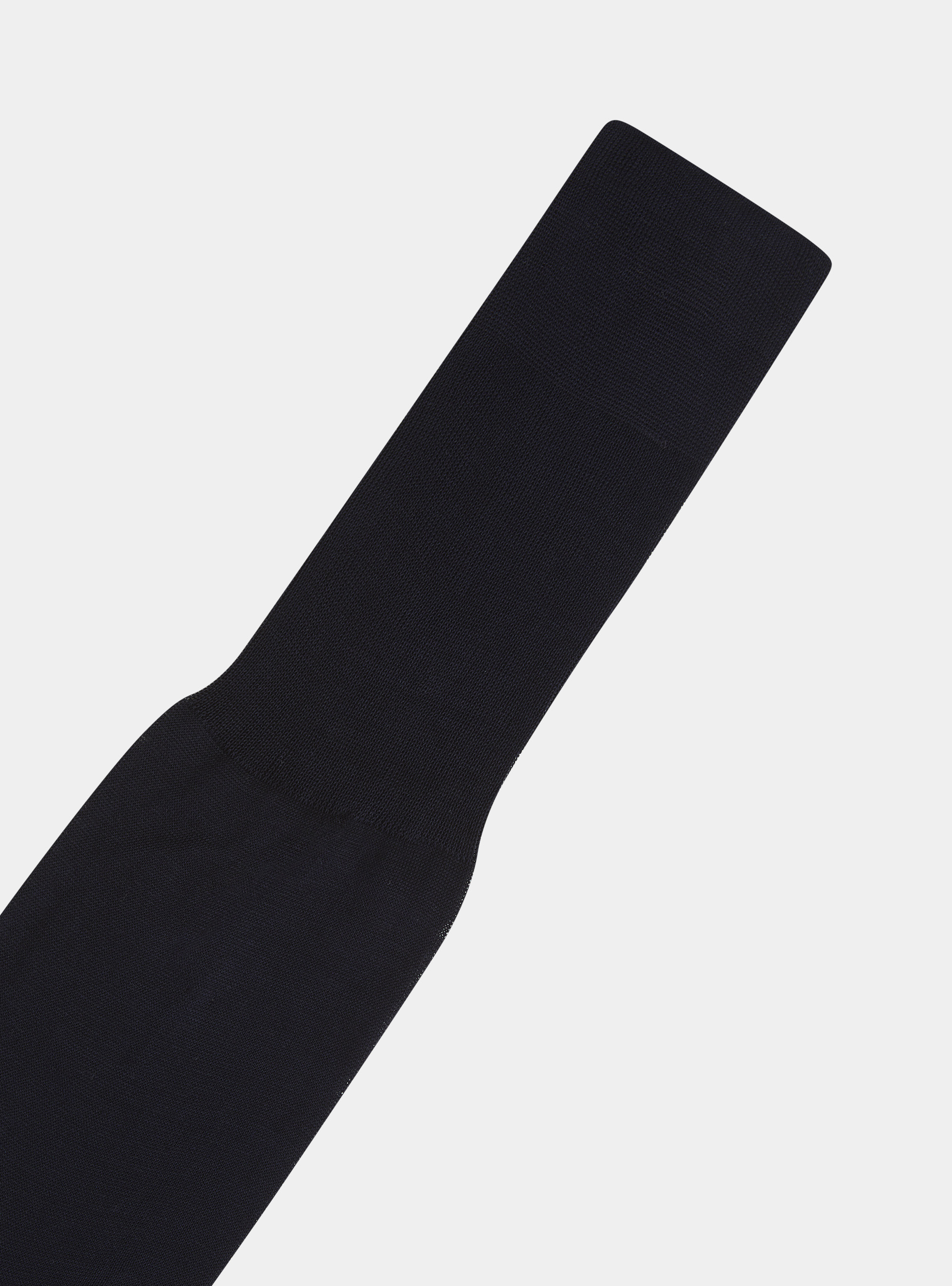 Calza lunga tinta unita in filo di Scozia, BLU NAVY