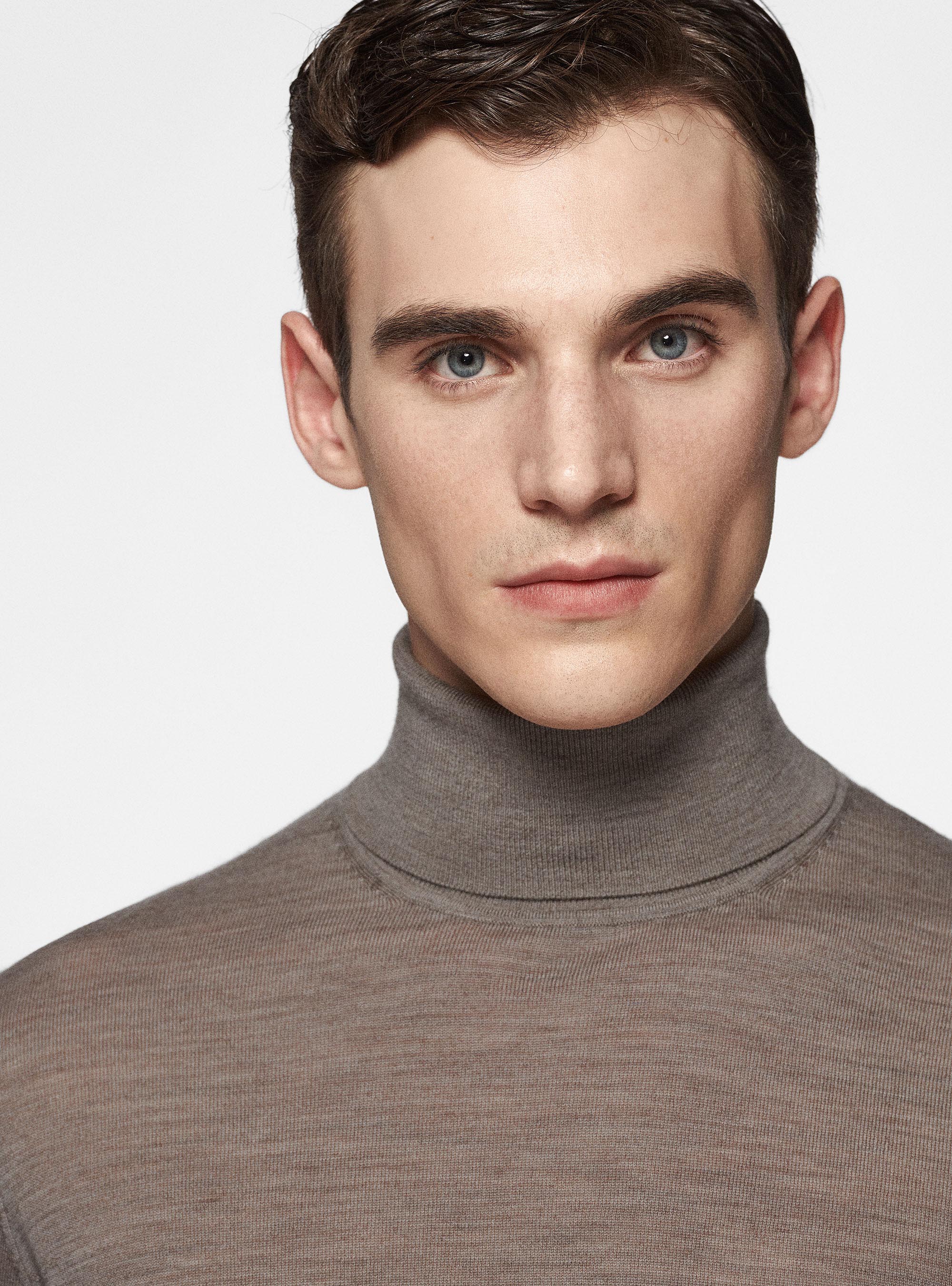 Dolcevita in pura lana merino extrafine, FANGO