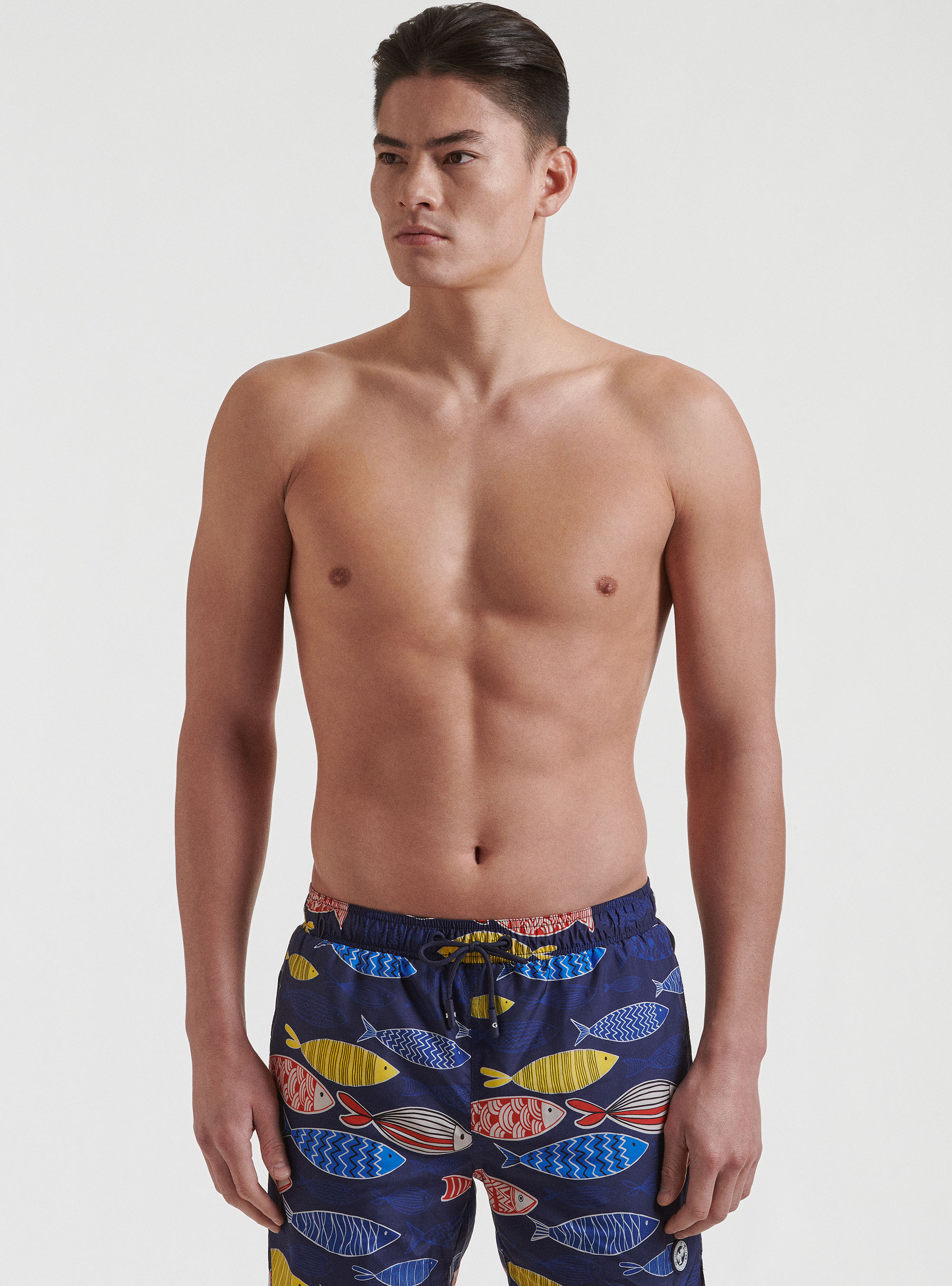 Fish fantasy swimwear, BLUE