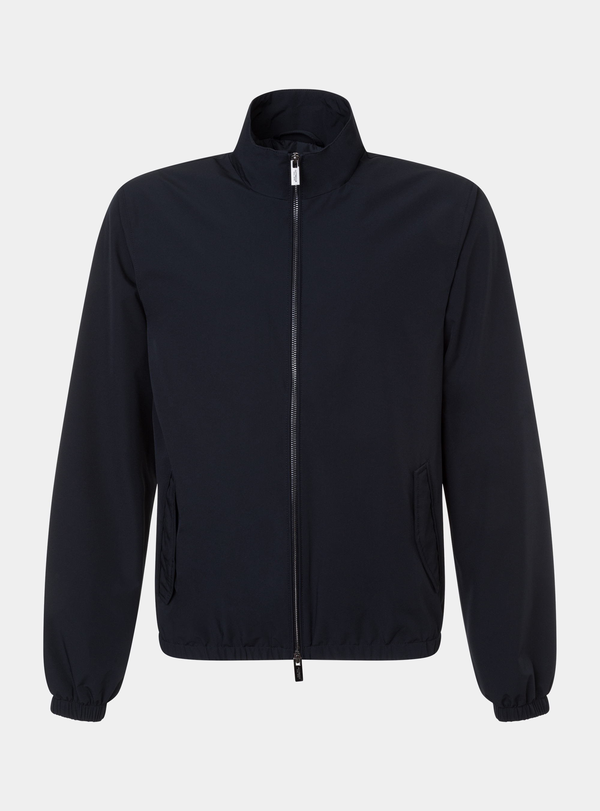 Technical fabric bomber jacket, NAVY BLUE
