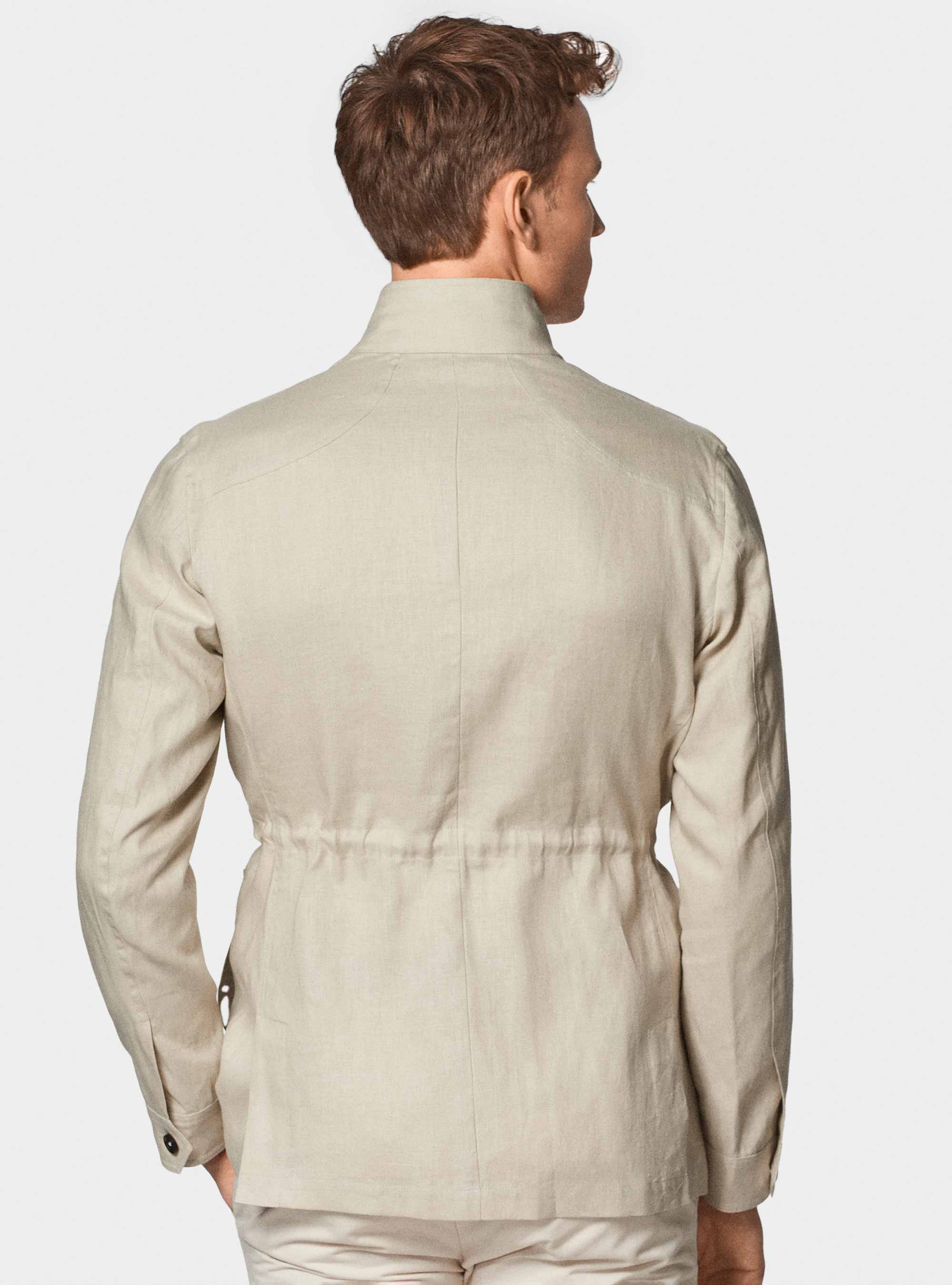 ジャケット・アウター 30's Belgian Coal Miner Linen Jacket Field jacket in pure linen | Gutteridge | Men's Special Prices