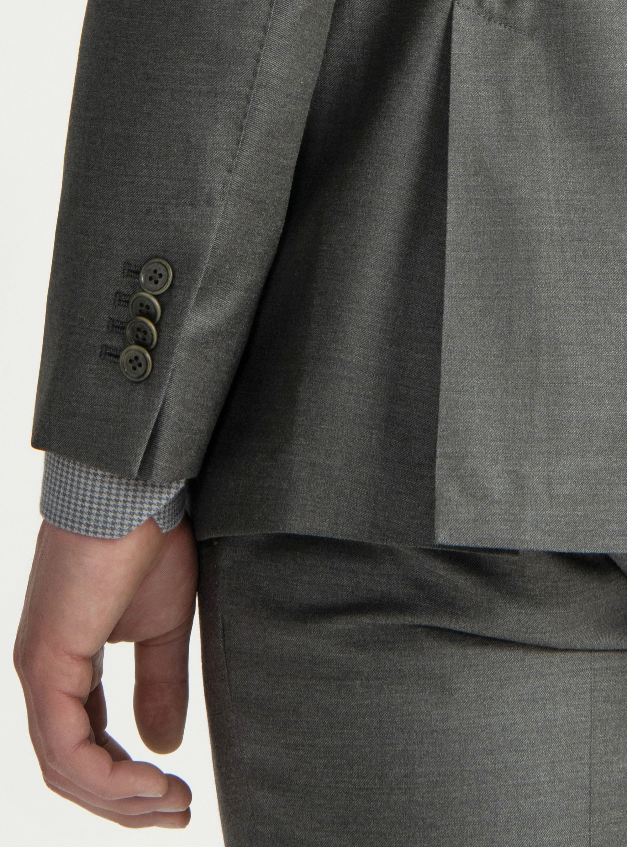 Americana de traje de pura lana Vitale Barberis Canonico, VERDE