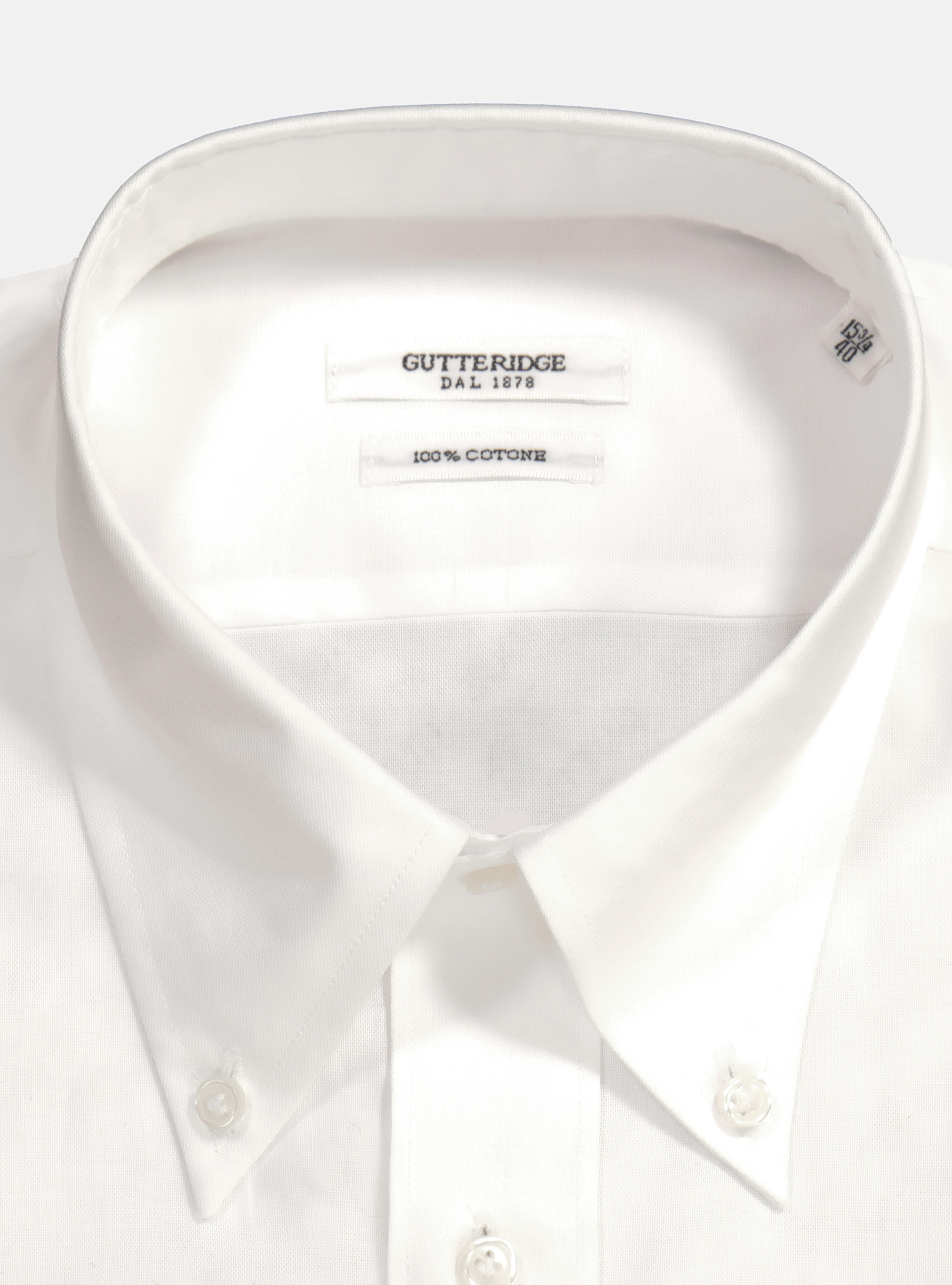 Oxford shirt with button down collar and cotton pocket, WHITE