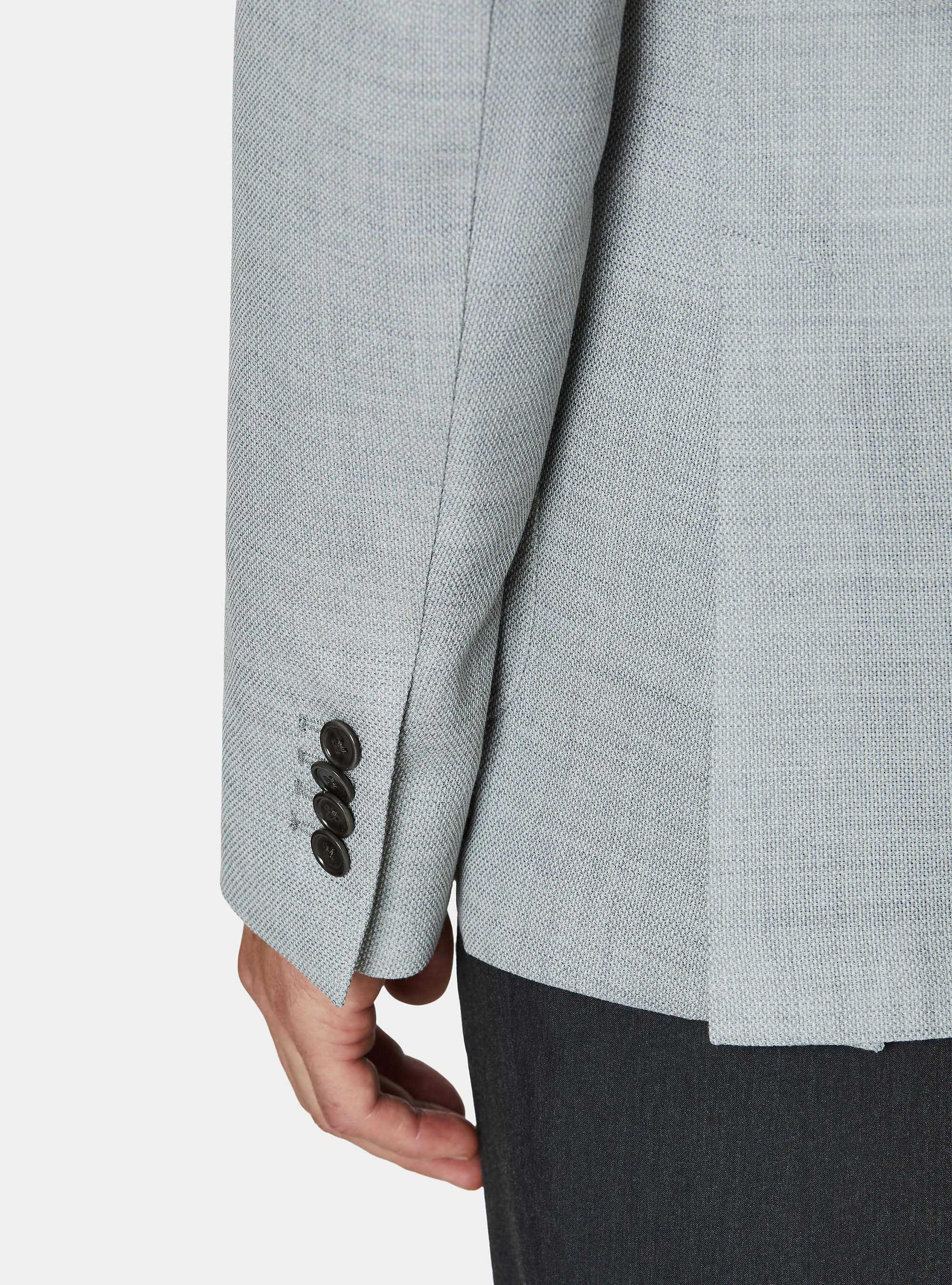 Pure wool hopsack blazer, GREY