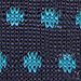 Cravatta in seta a maglia, BLU