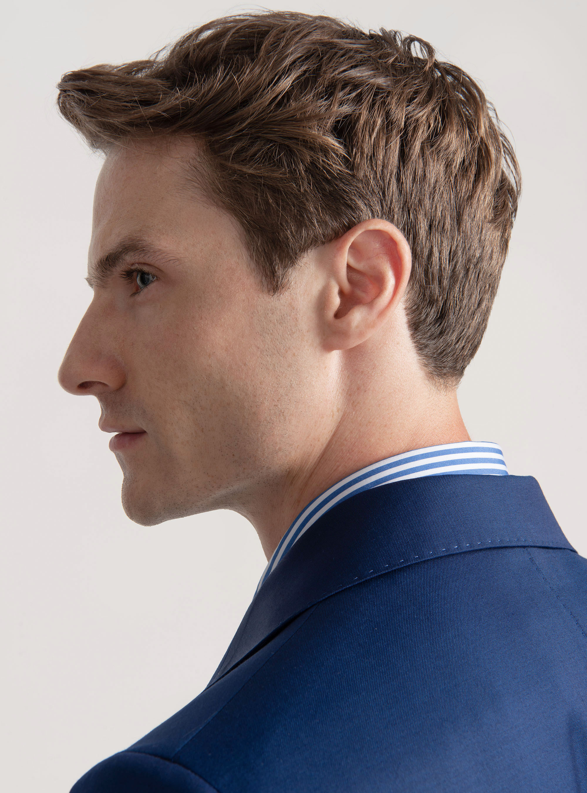 Reda superfine 110's wool suit blazer, BASALT