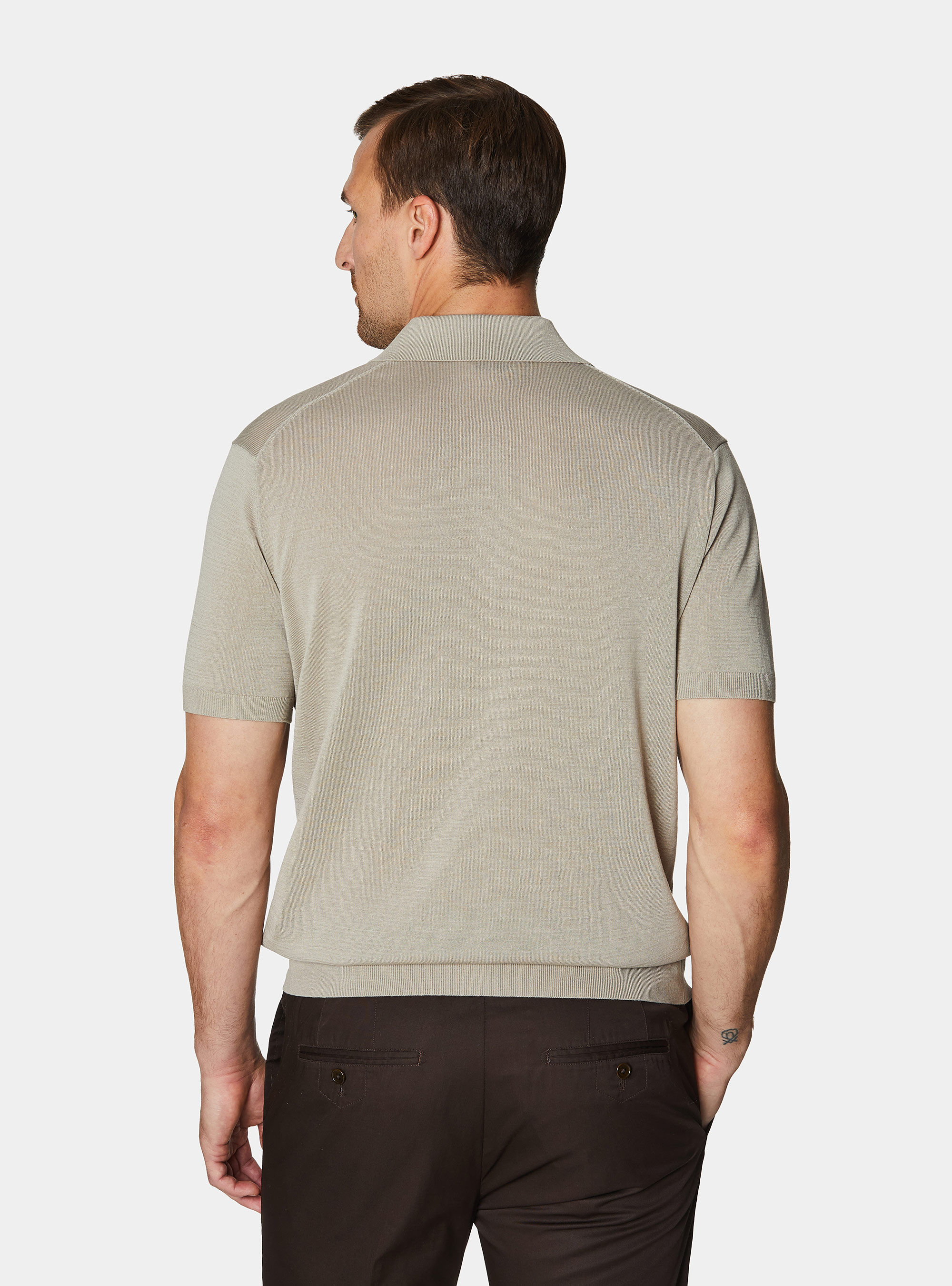 Polo de algod&oacute;n y seda, ARENA