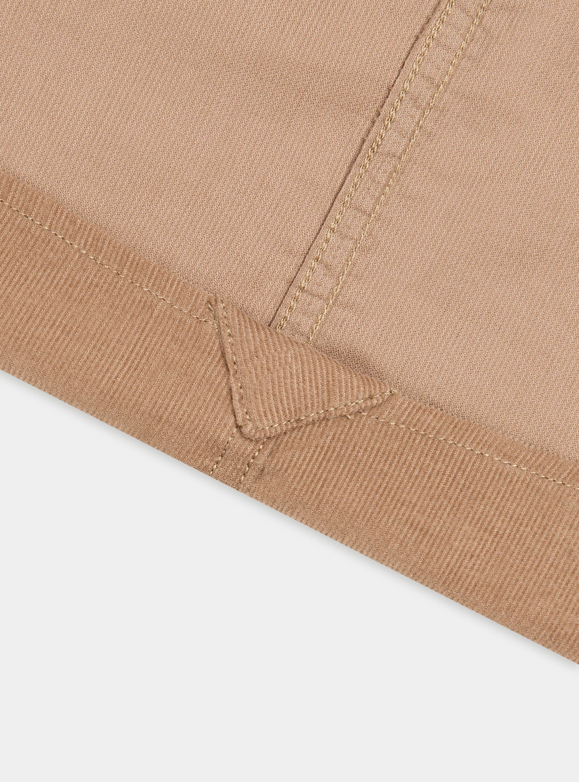 Camicia collo button down in velluto, SABBIA