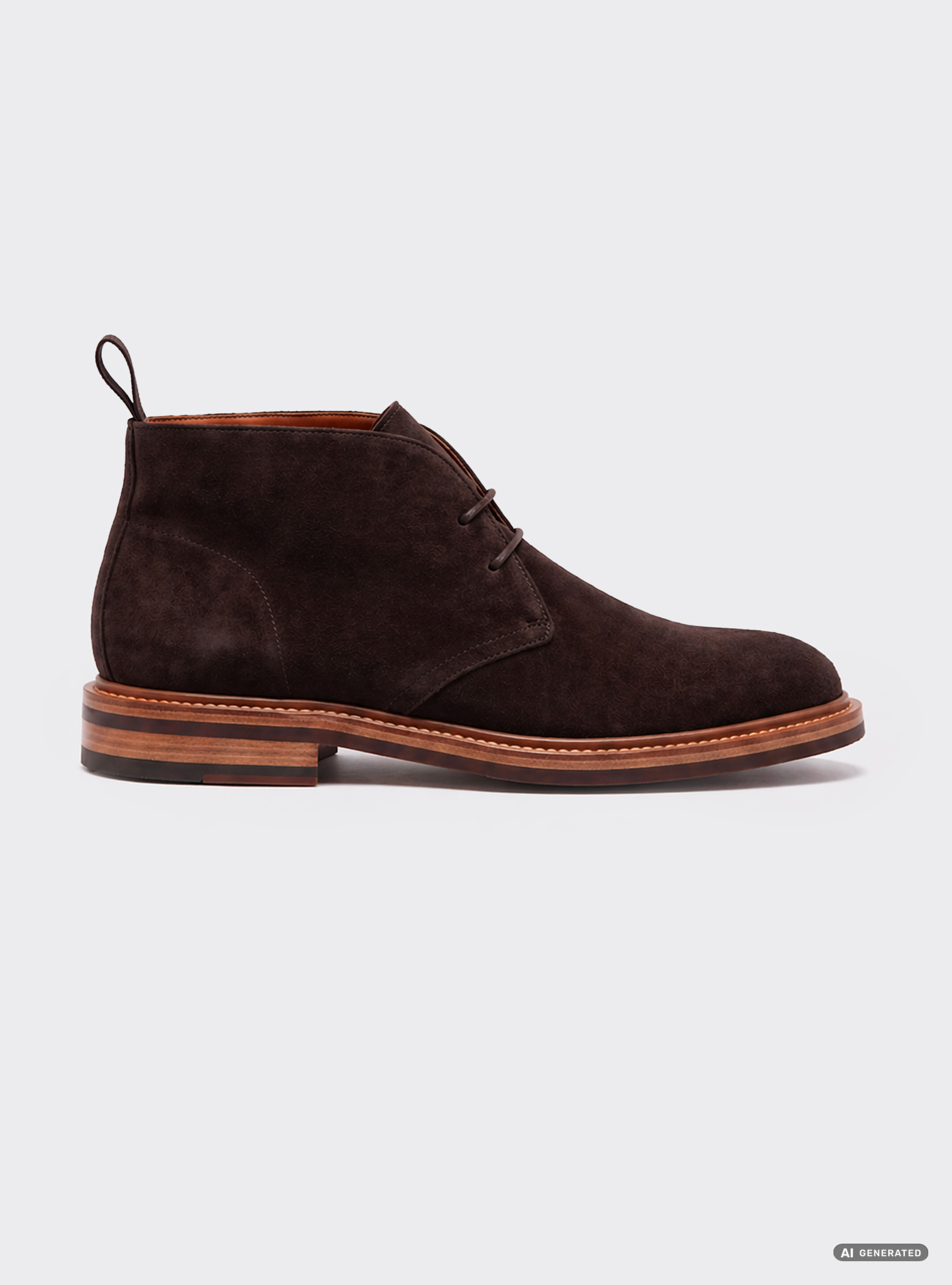 Suede Chukka boots, BROWN
