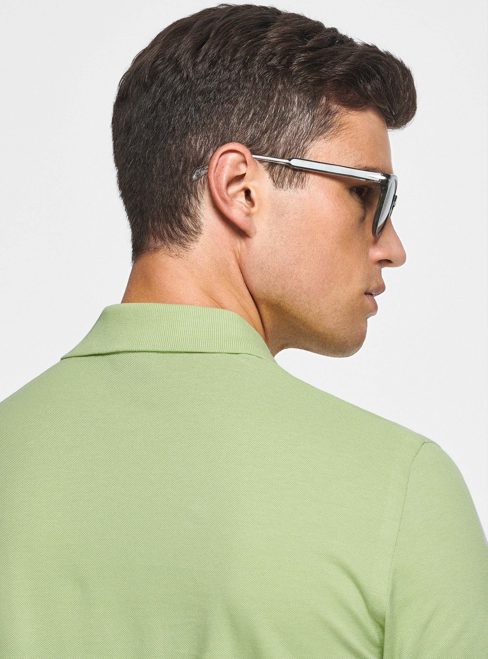 Classic piqu&eacute; polo shirt, 0620C VERDE CHIARO