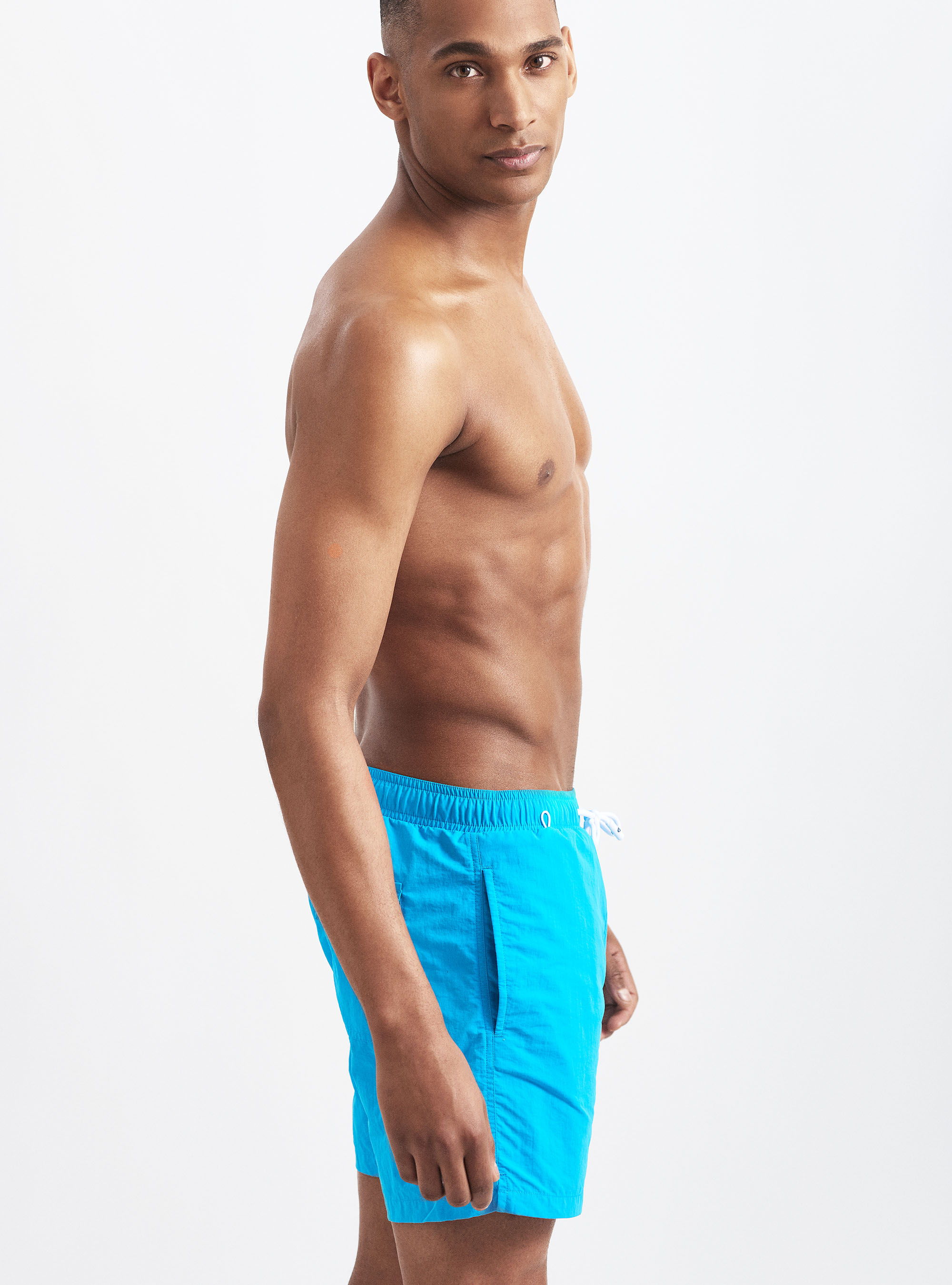 Costume da bagno basico tinta unita, TURCHESE 0258C