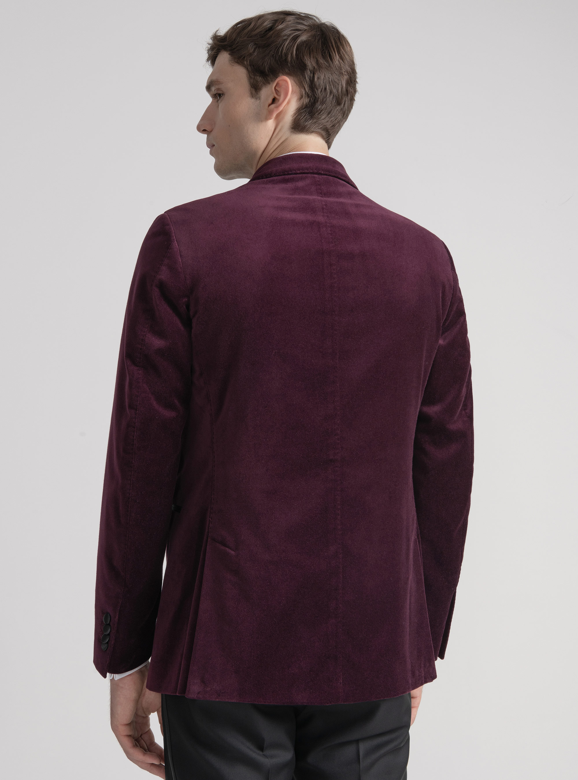 Veste de smoking en velours, VINACCIA 0401C