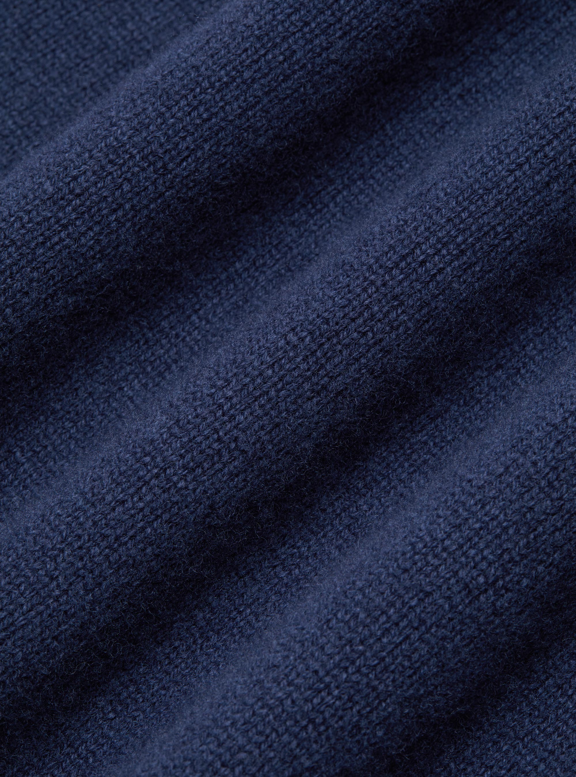 Maglia collo alto in lana merino, INCHIOSTRO