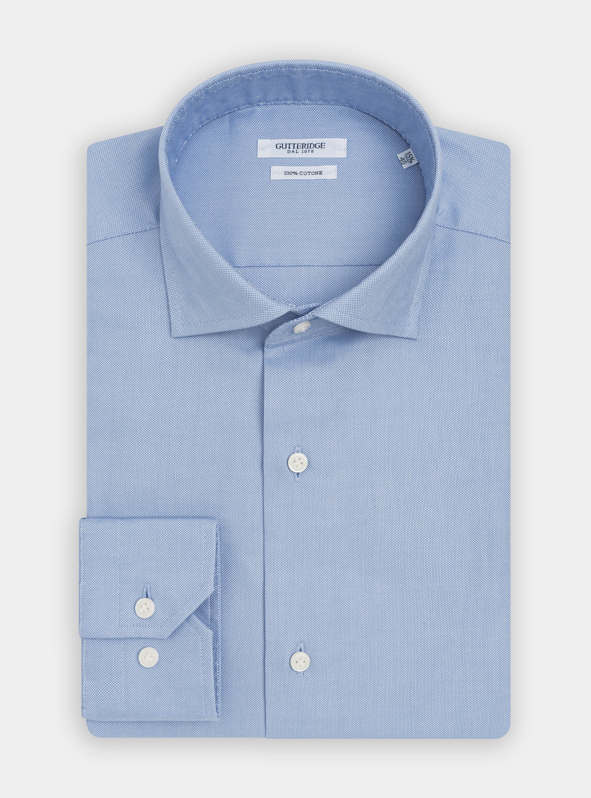 Cotton oxford shirt, LIGHT BLUE