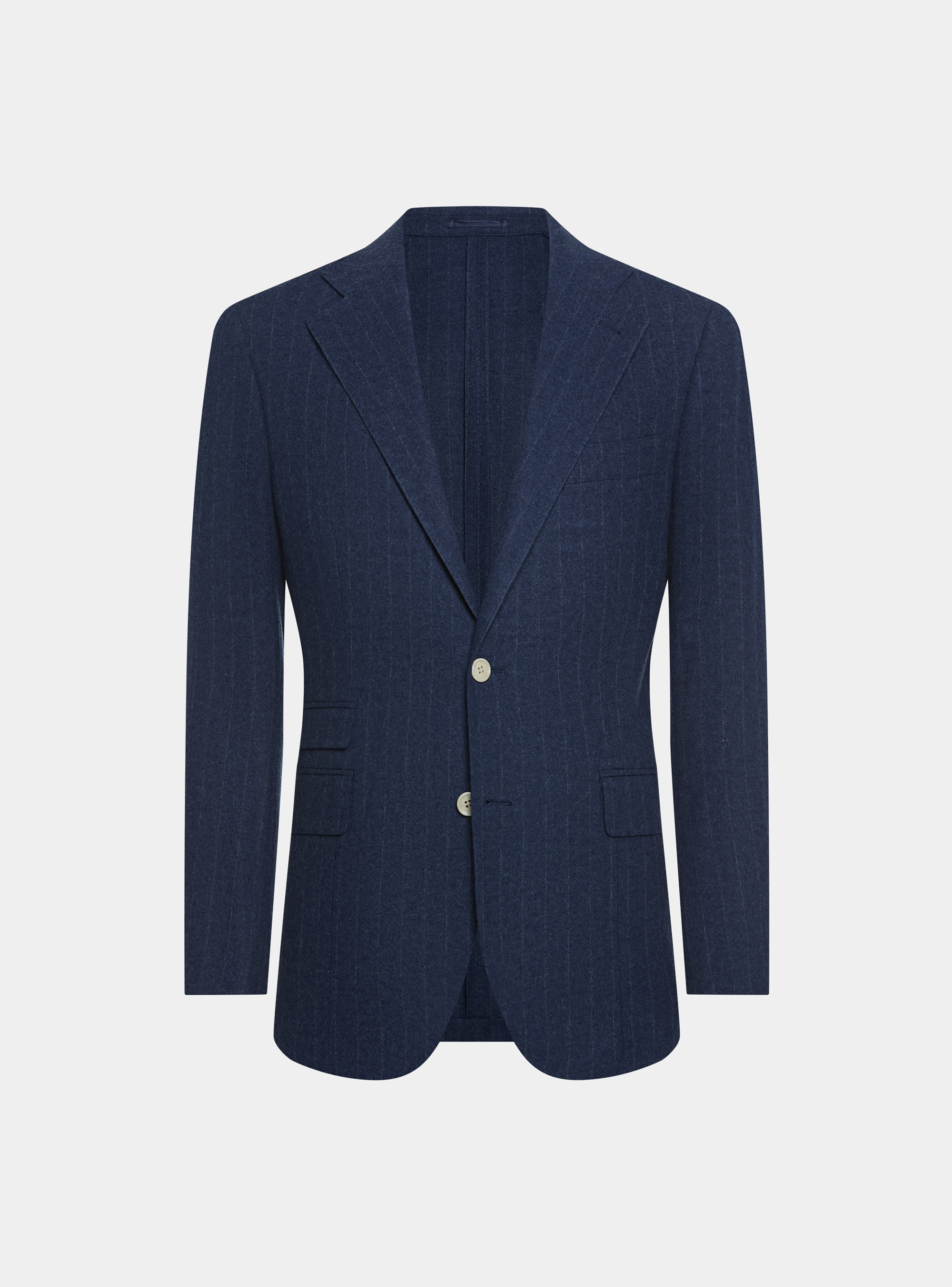 Pinstripe flannel blazer, INK