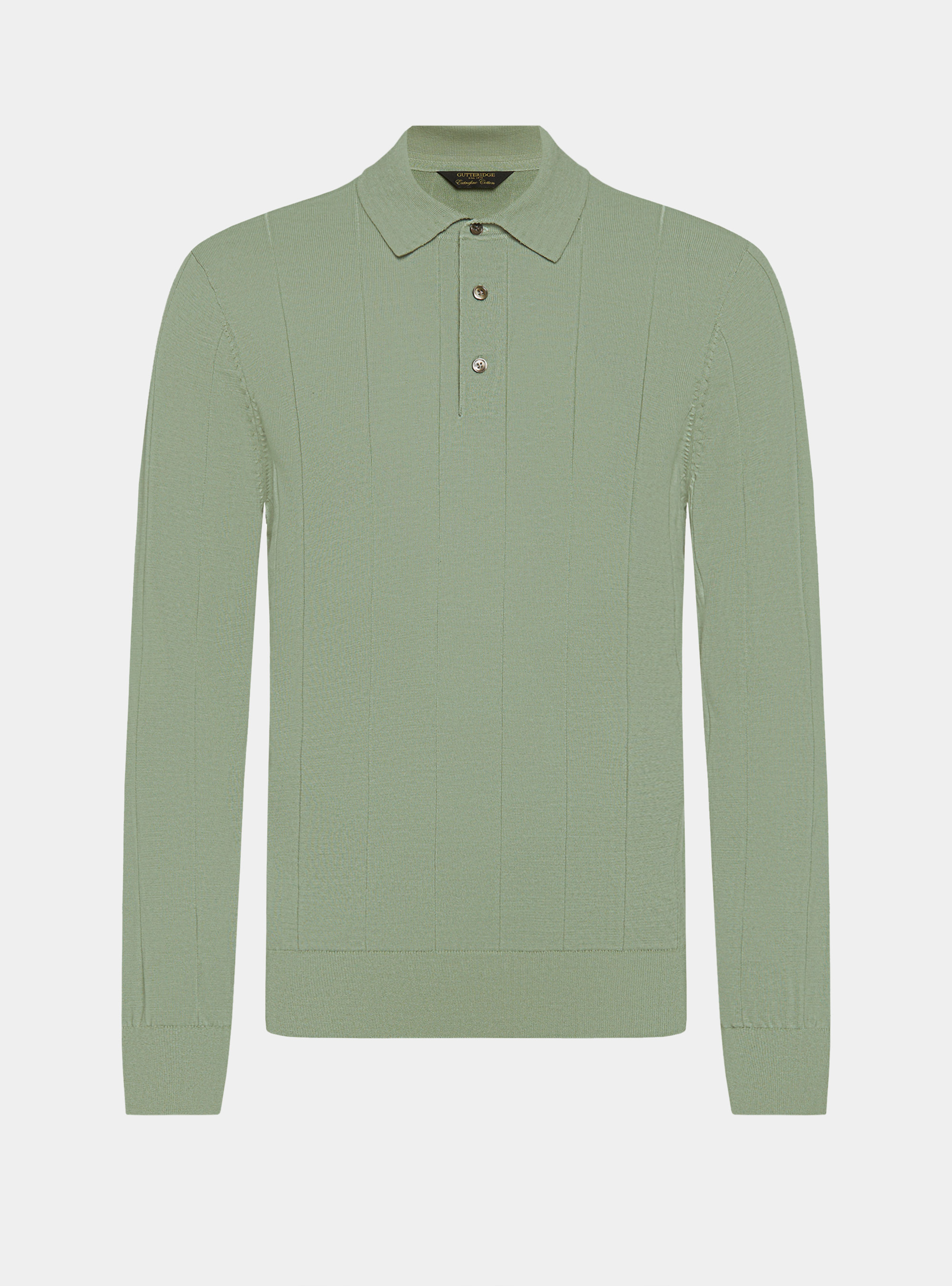 Polo in maglia manica lunga, SALVIA 0602C