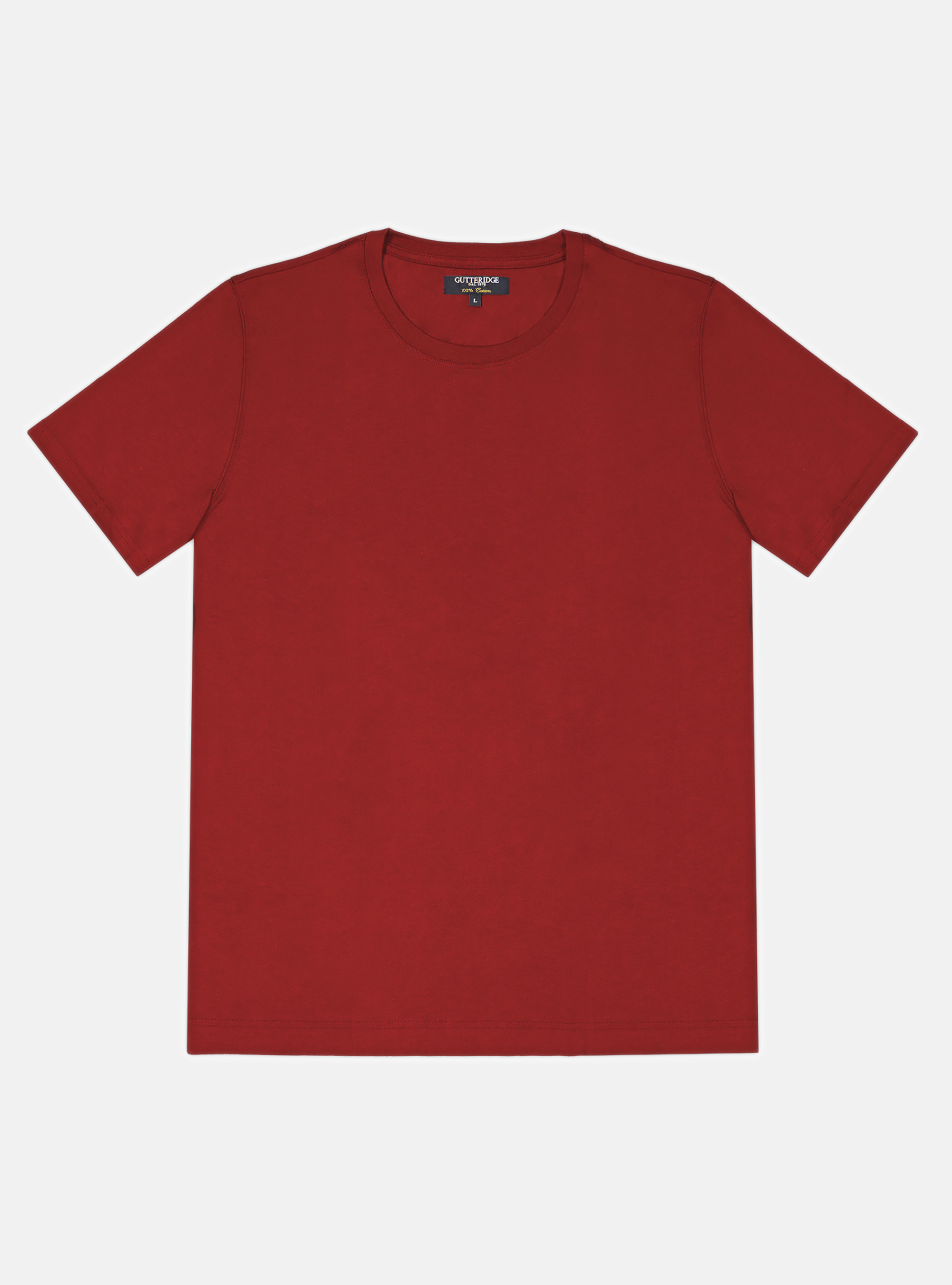 Cotton jersey half sleeve t-shirt, RED