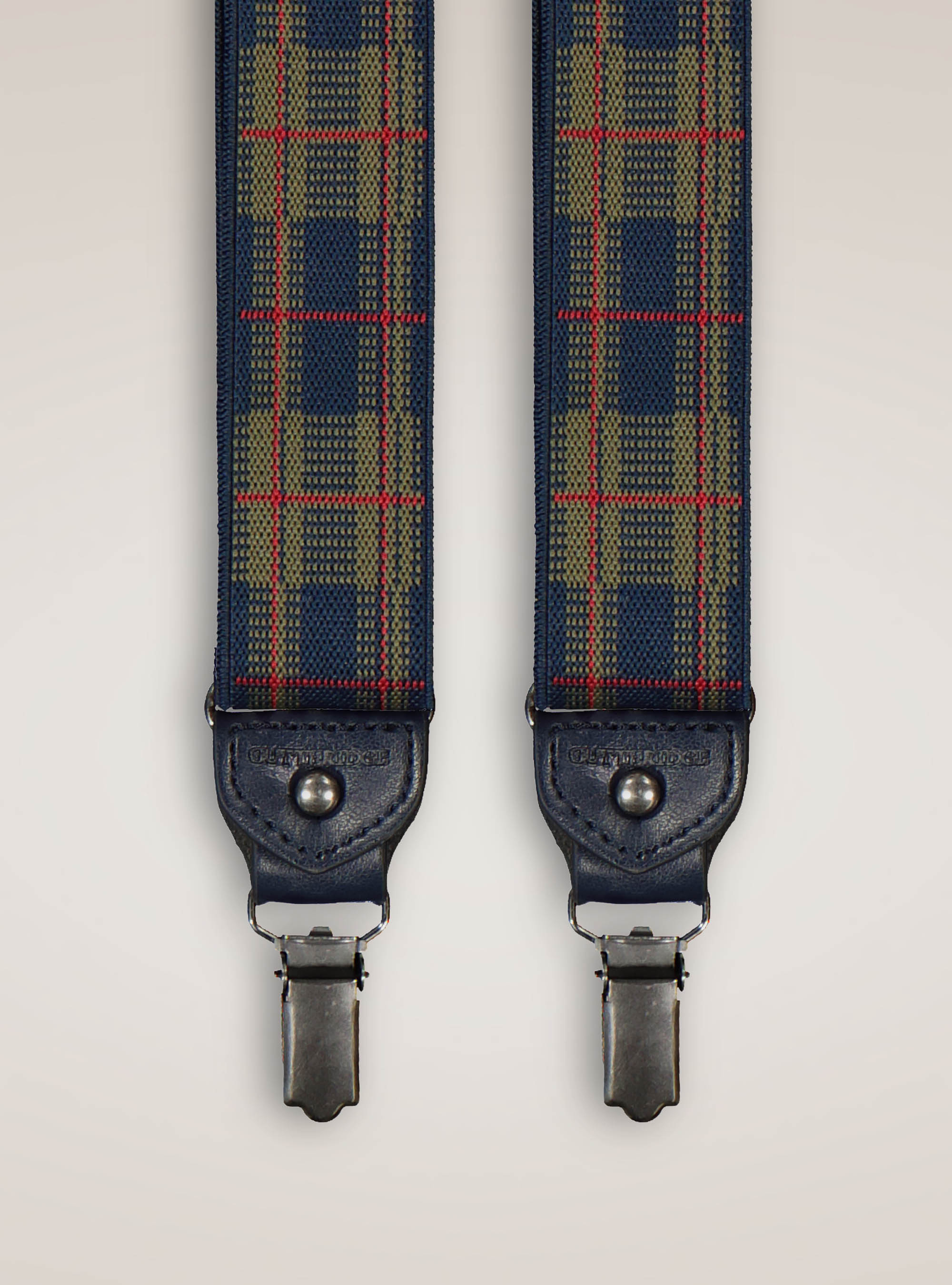 Bretelle a quadri tartan