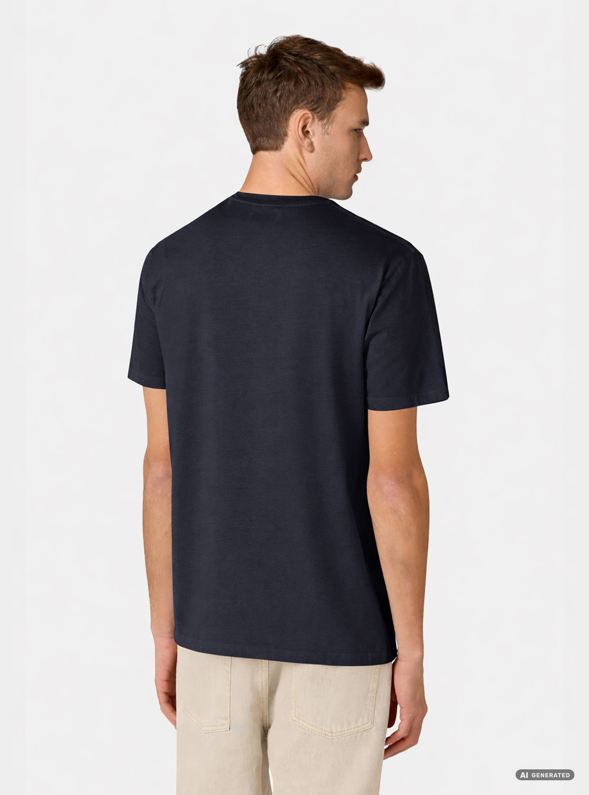 T-shirt in cotone con stampa "j'adore capri", AZUL MARINO