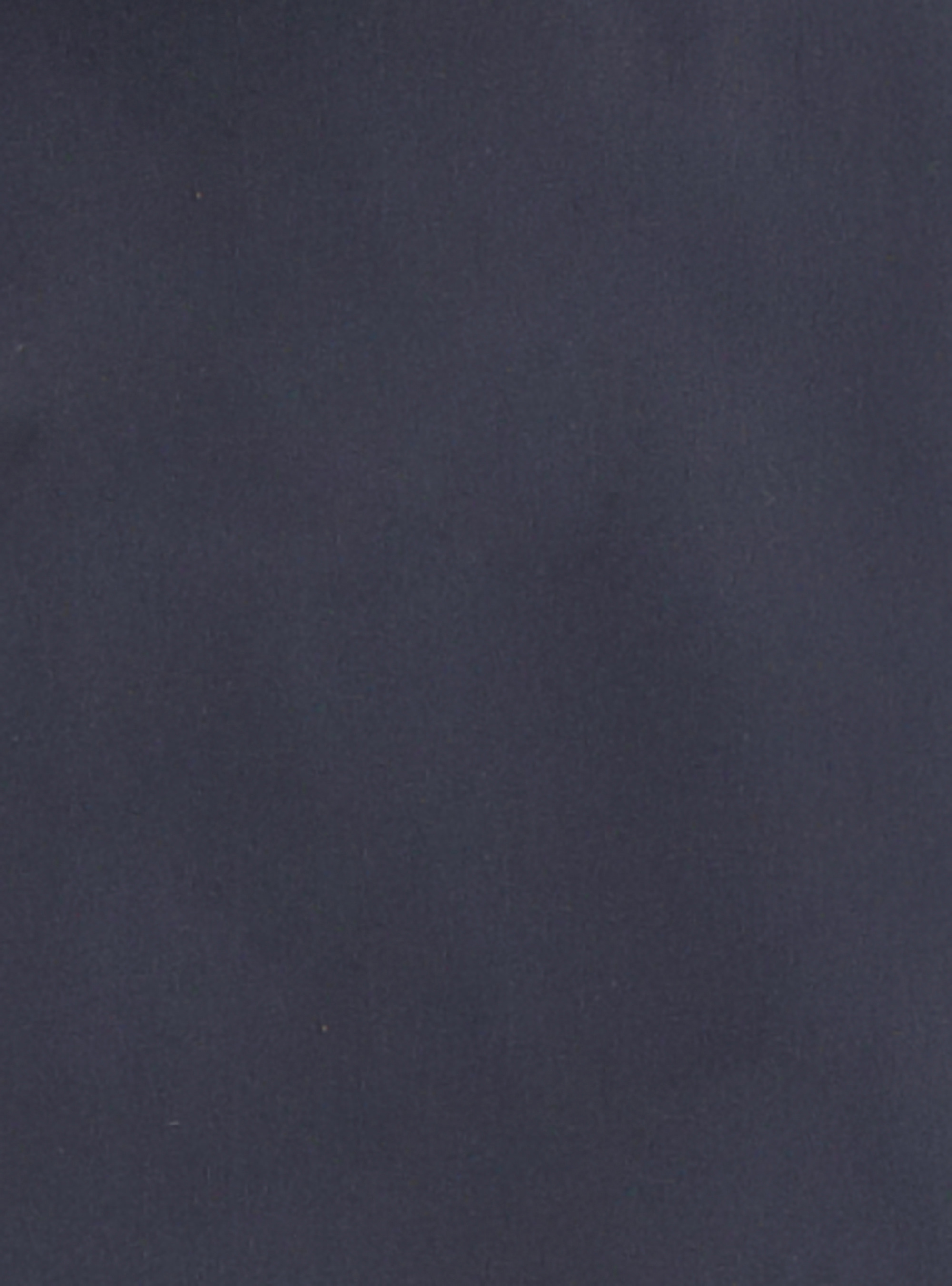 Camicia in cotone popeline stretch con collo francese semiaperto, BLU NAVY