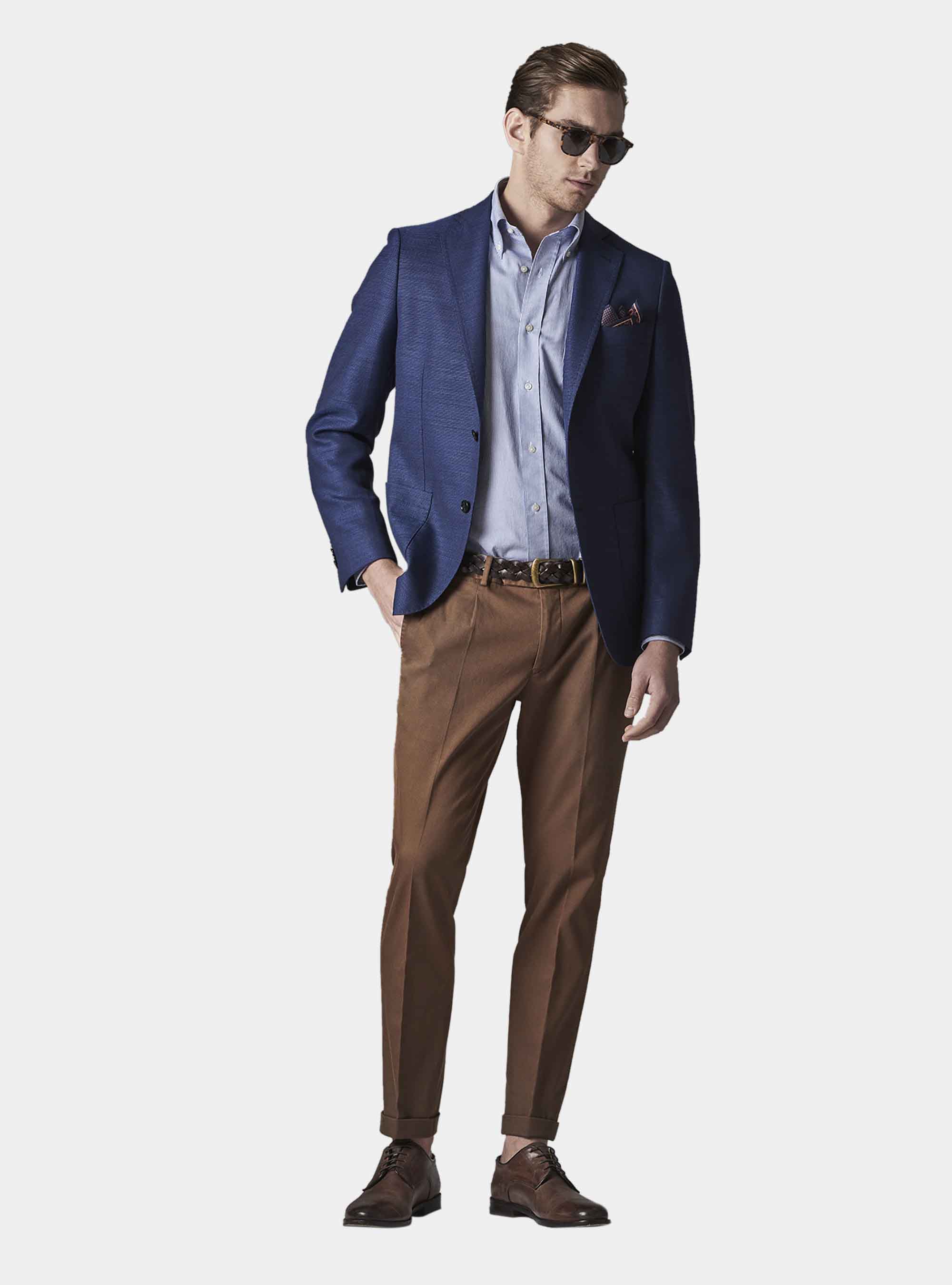 Wolljacke Super 100, BLUE 0241C