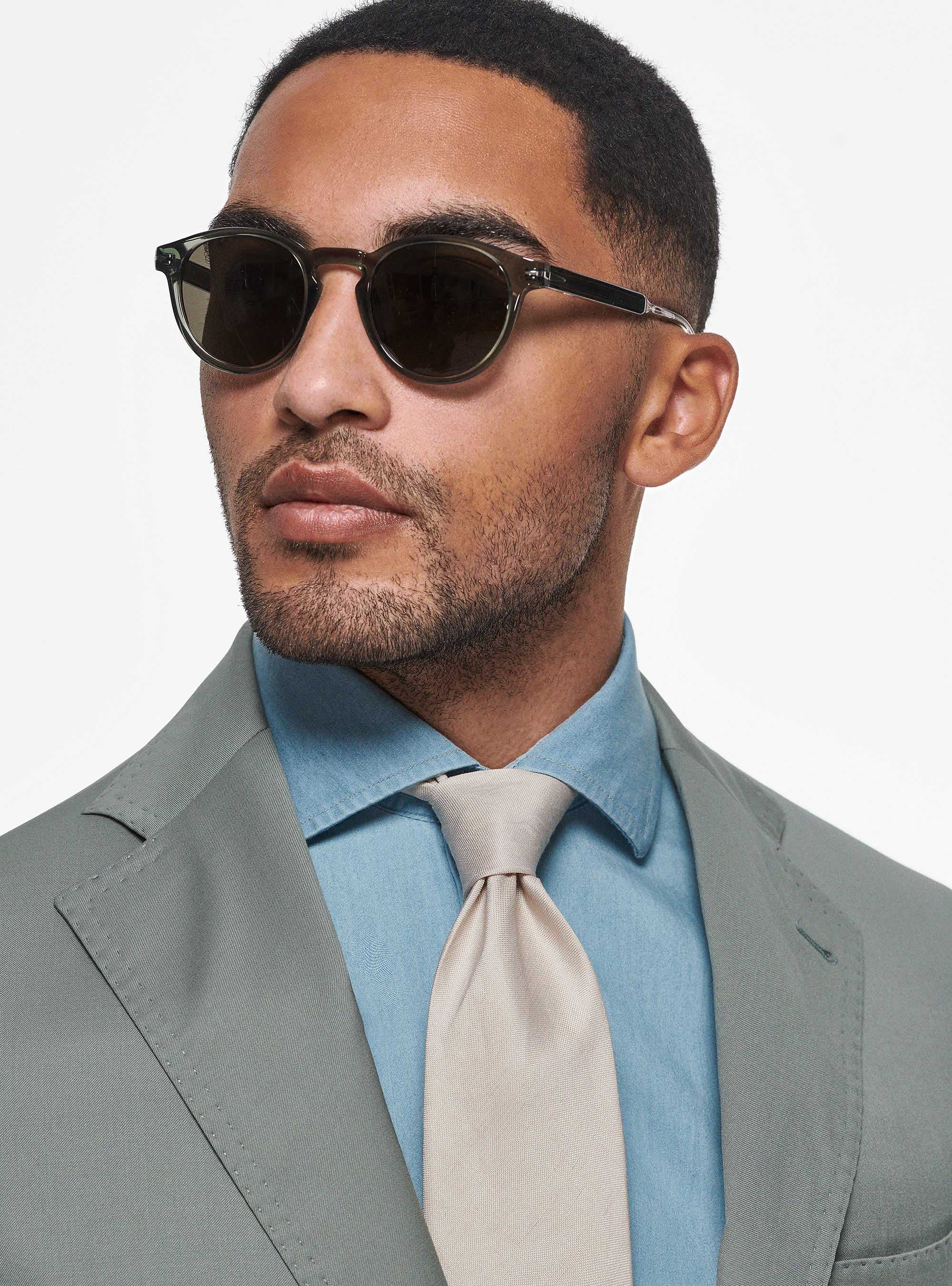 Giacca in pura lana superfine 110's, SALVIA 0602C