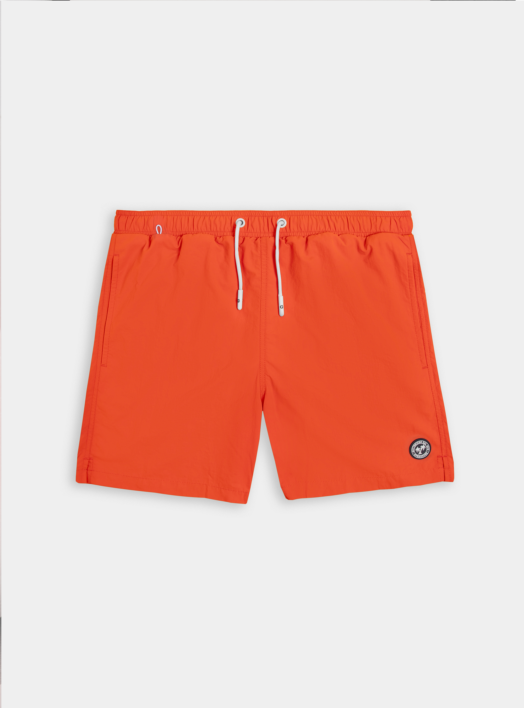 Basic plain swimwear, ORANGE