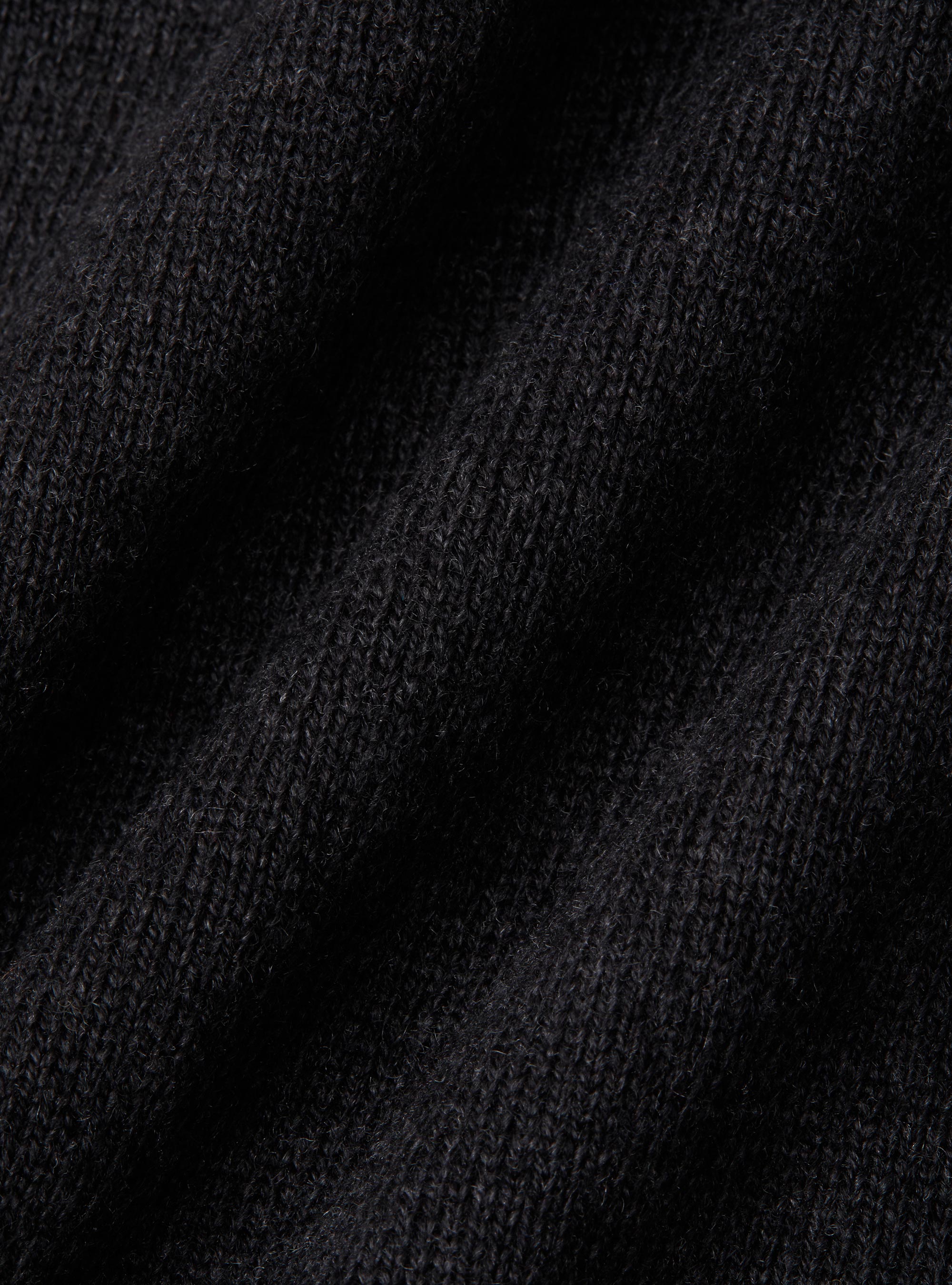 Knitted wool-blend buttoned vest, ASPHALT GREY